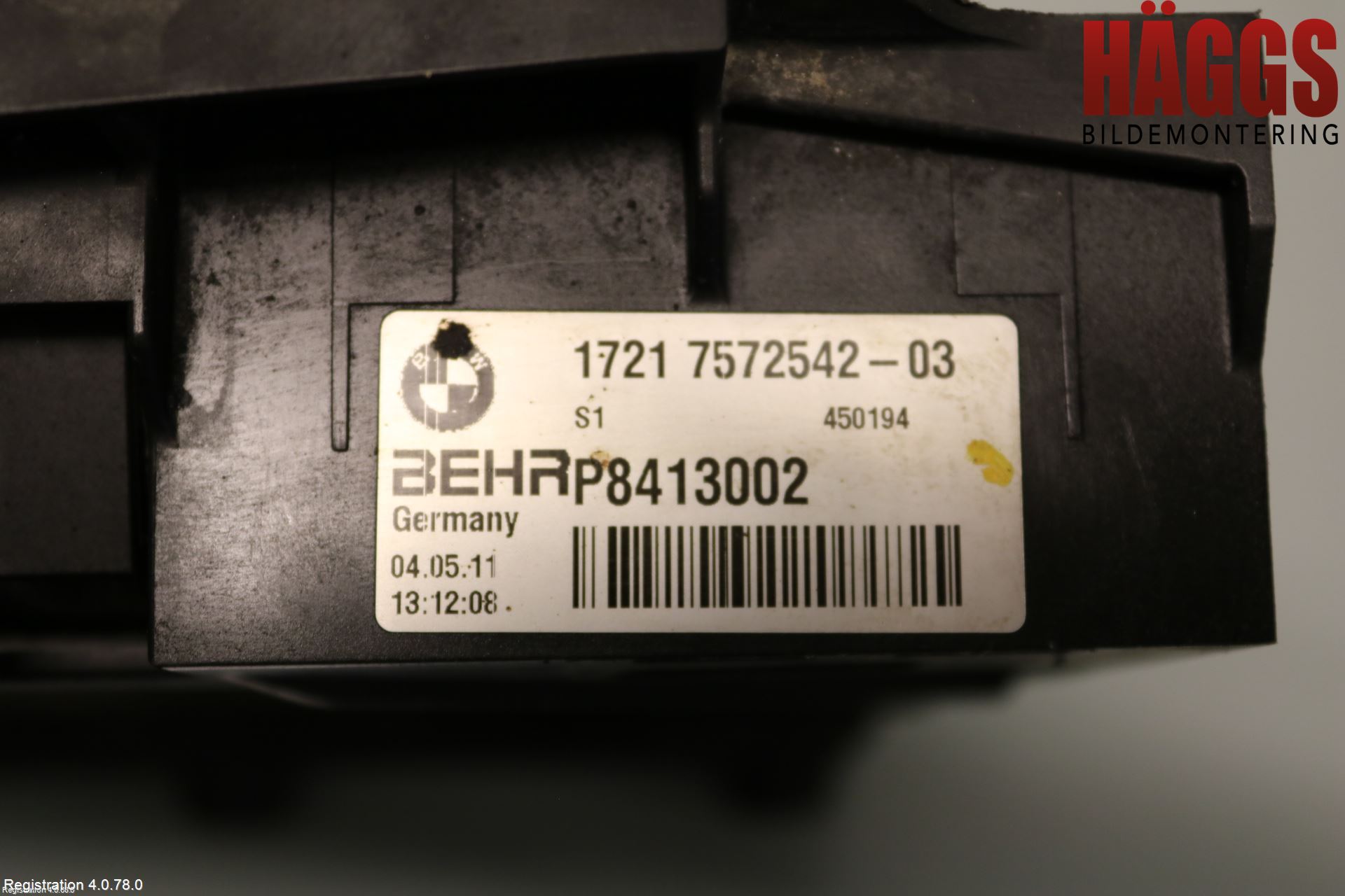 BMW 5 F10/F11/F18 09-17 Oljekylare Motor