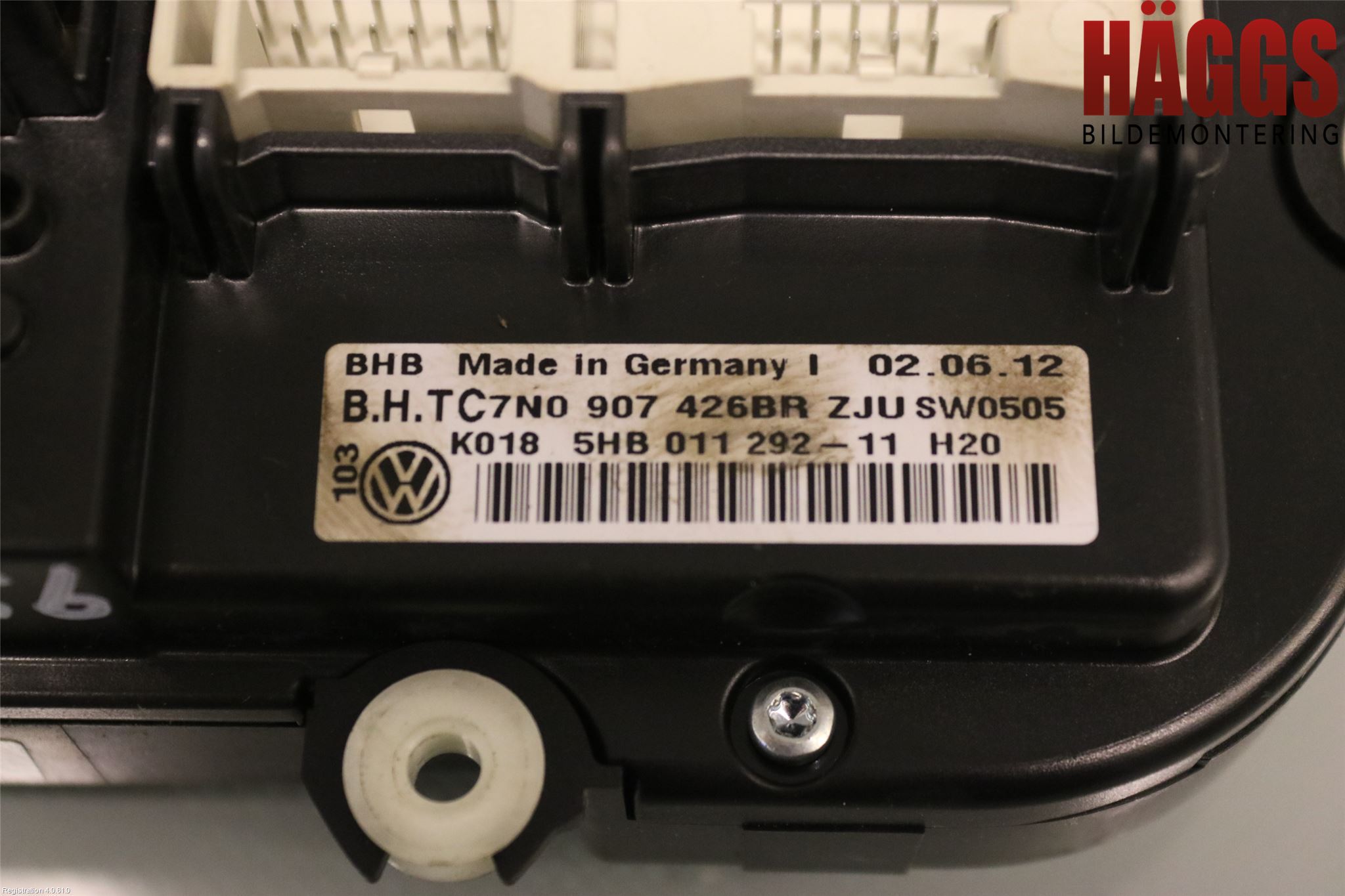 Volkswagen VW CADDY 11-15 Ac Styrenhet Ac Manöveren