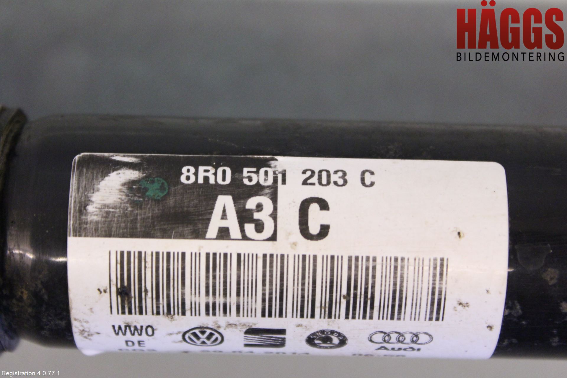 Audi Q5 09-16 Drivaxel Bak Vänster