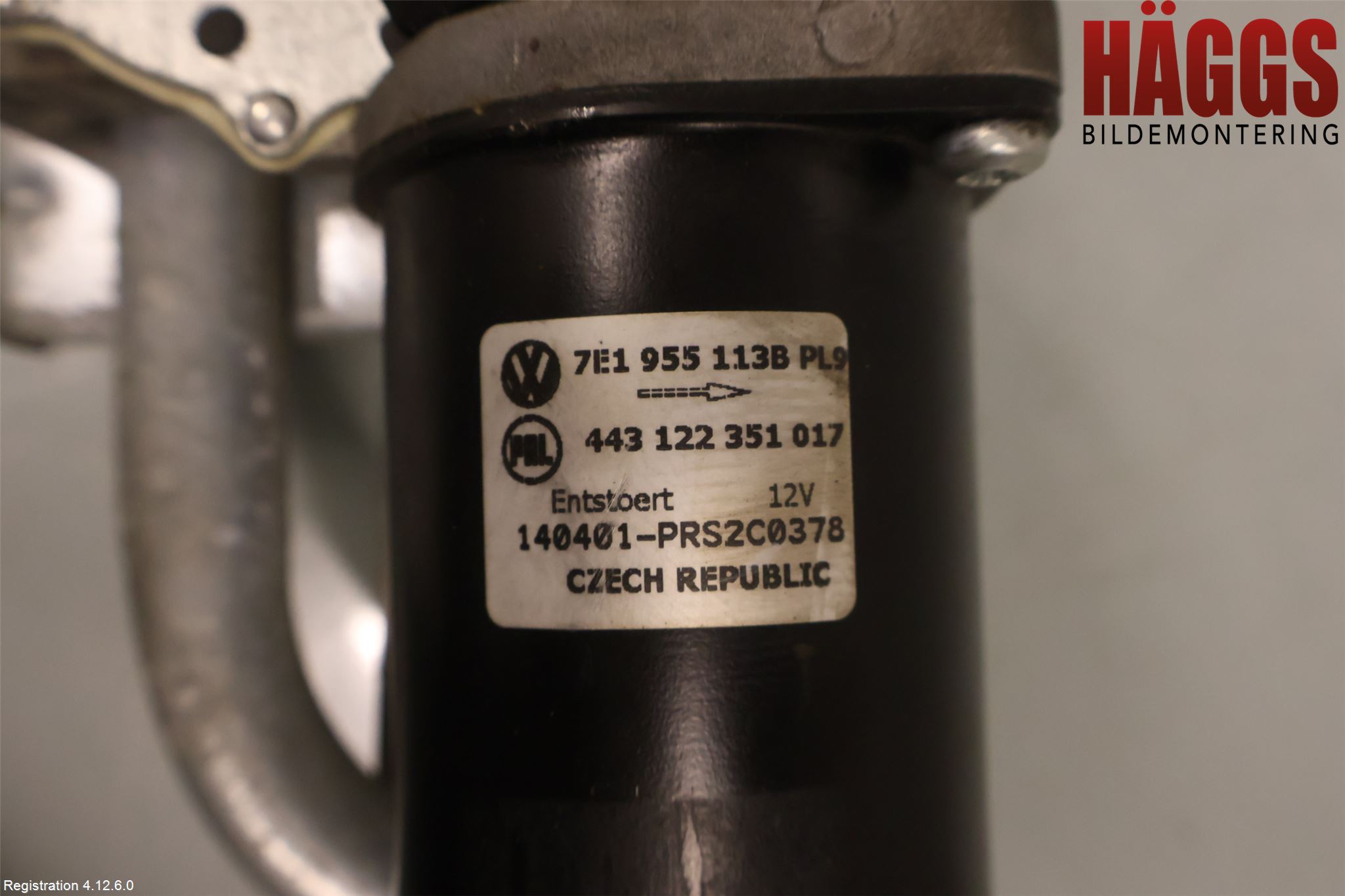 Volkswagen VW TRANSP/CARAVELLE (T5) 04-15 Torkarmotor Vindruta