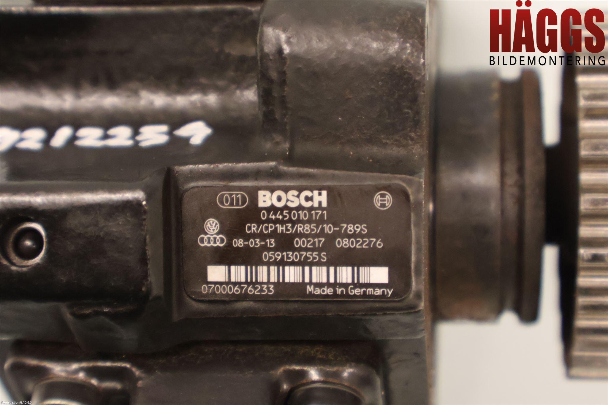Audi A4/S4 08-11 Bränsle Insppump Diesel