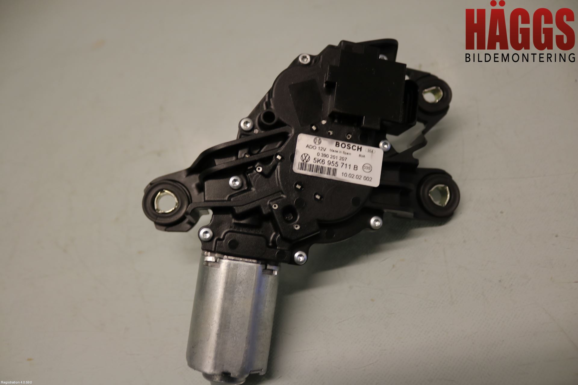 Volkswagen VW POLO 10-17 Torkarmotor Baklucka