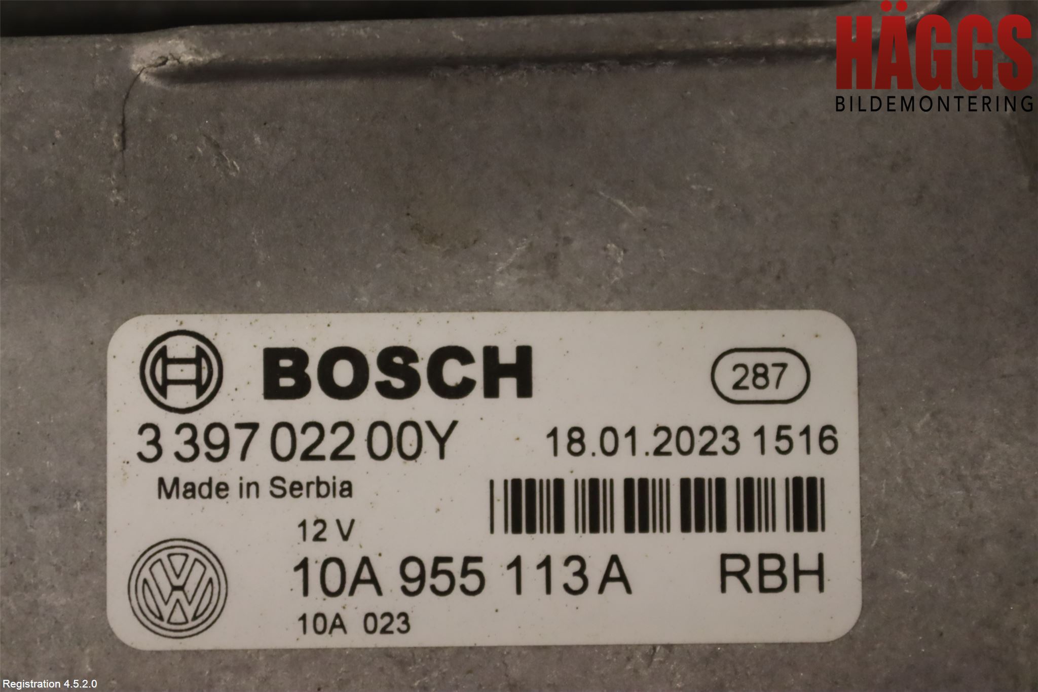 Volkswagen VW ID.3 21- Torkarmotor Vindruta