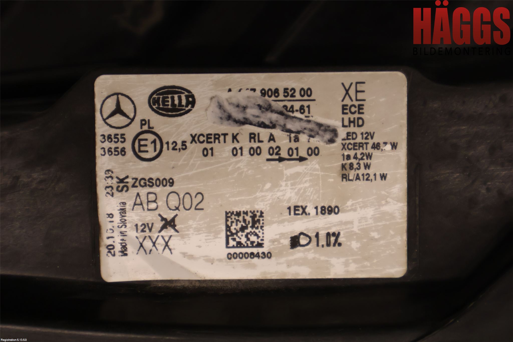 Mercedes-Benz MB VITO/V-KLASS (W640,W447,W448) 14- Strålkastare Vänster