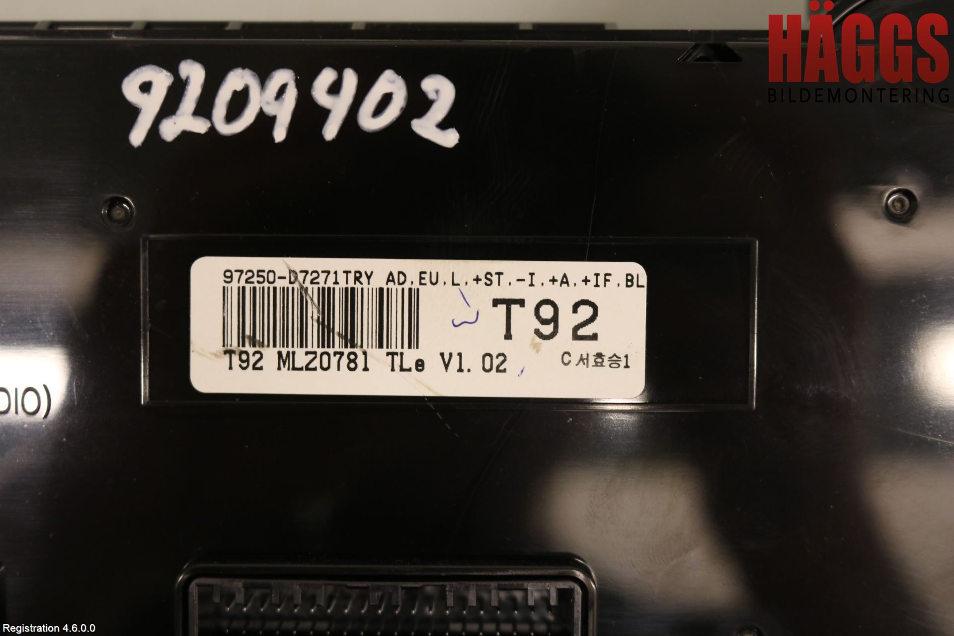 Hyundai TUCSON 05- Ac Styrenhet Ac Manöveren