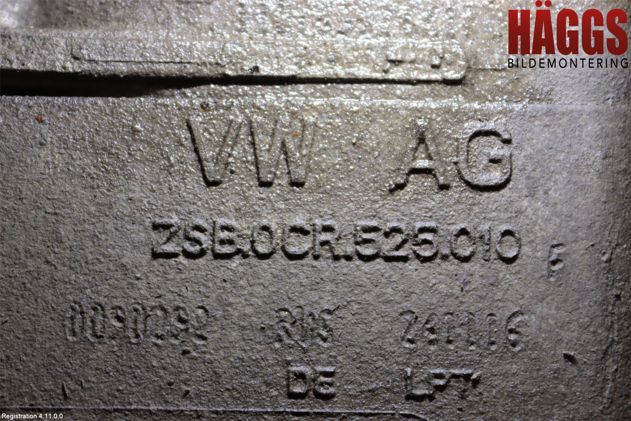 Volkswagen VW PASSAT 15-19 Bakväxel-Diff