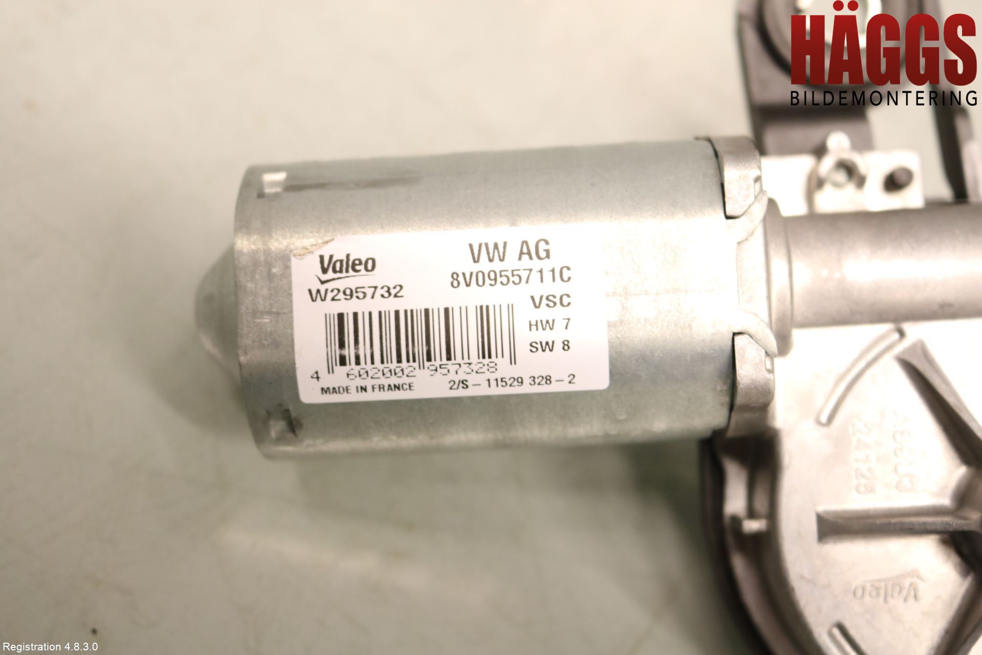 Audi Q4 E-TRON FZ 22- Torkarmotor Baklucka