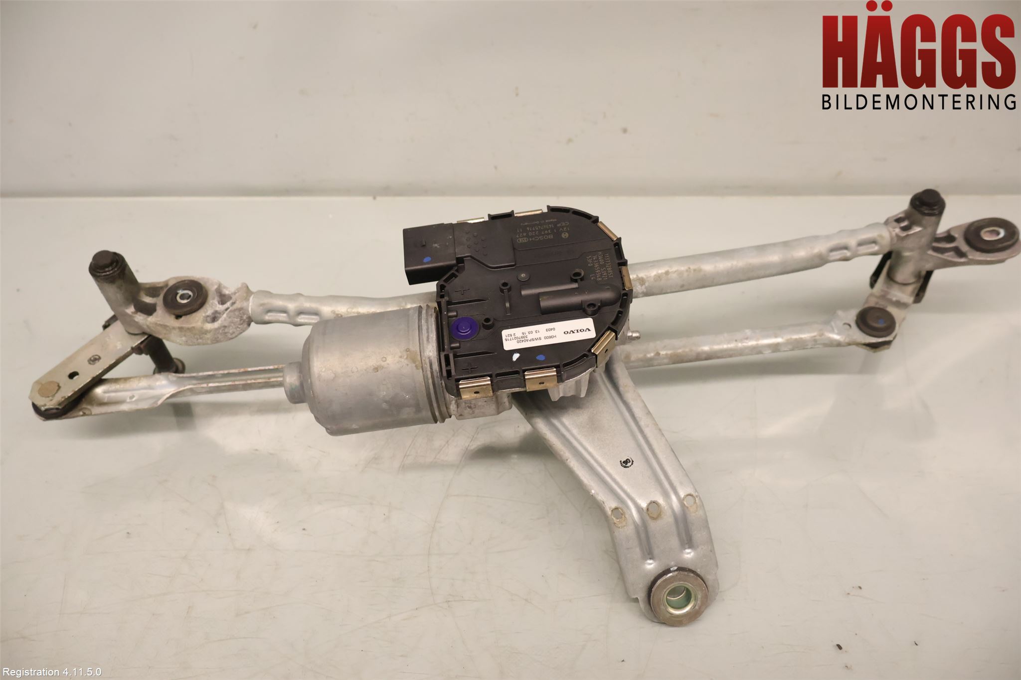 Volvo XC90/RECHARGE 16- Torkarmotor Vindruta