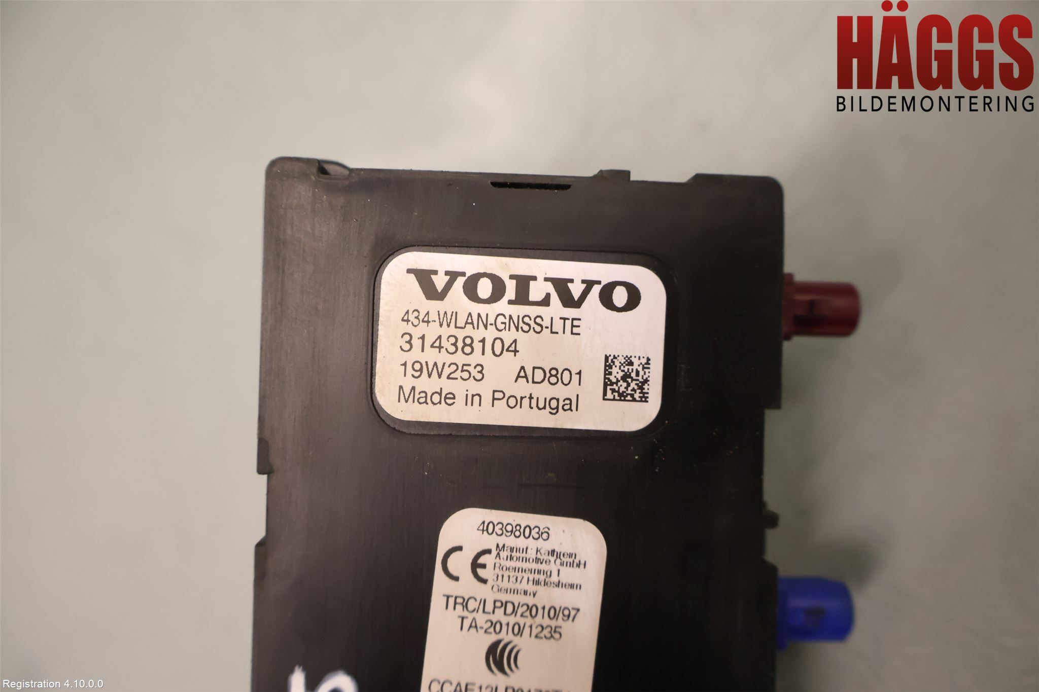 Volvo V60 19- Antenn