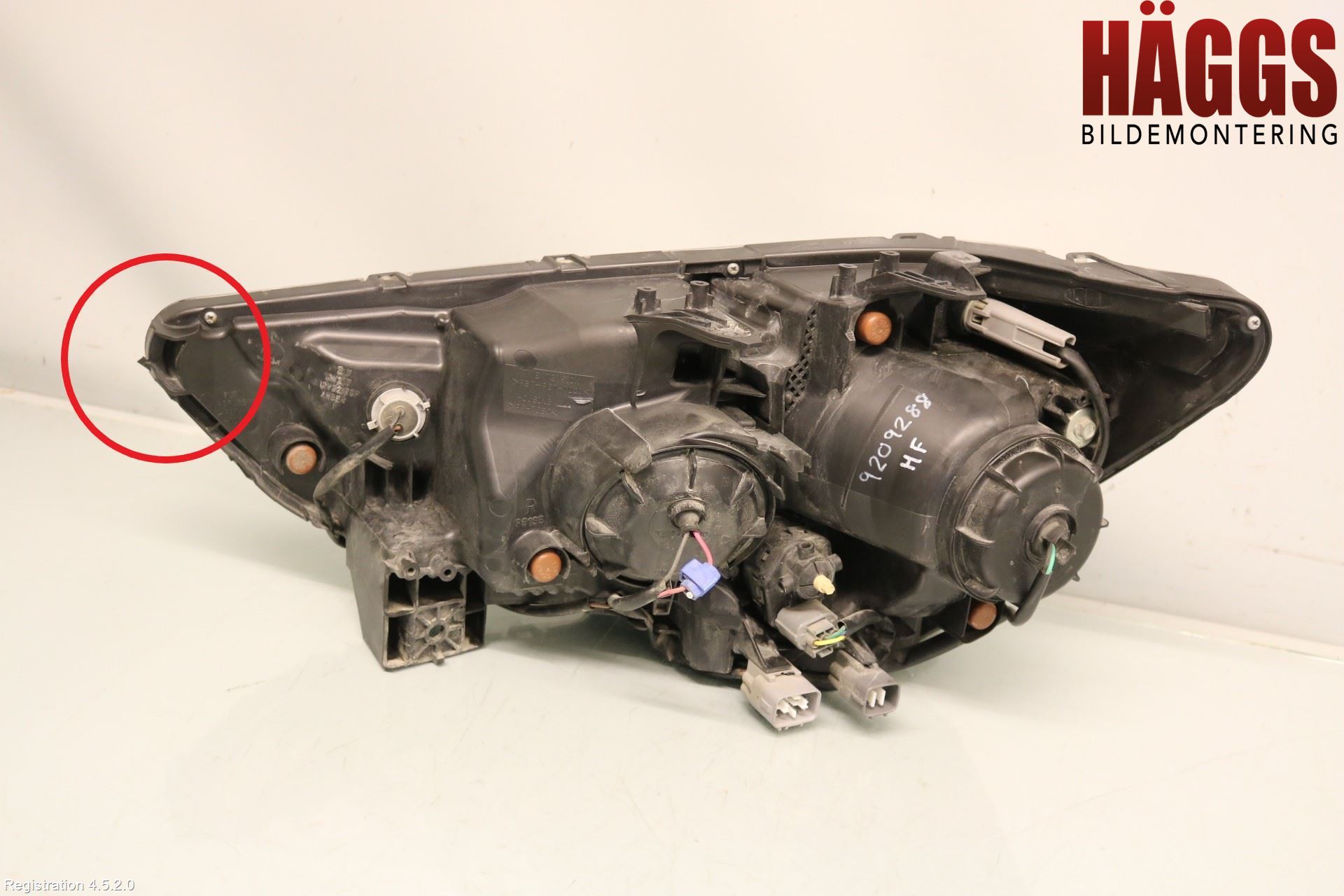 Mitsubishi ASX 10-22 Strålkastare Höger