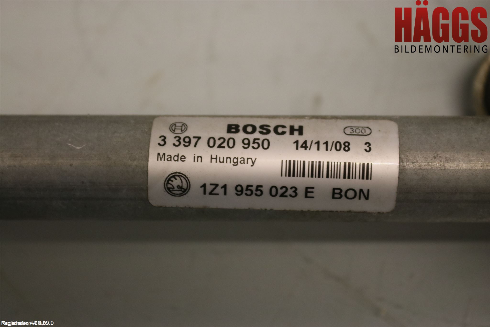 Skoda OCTAVIA (1Z) 05-13 Torkarmotor Vindruta
