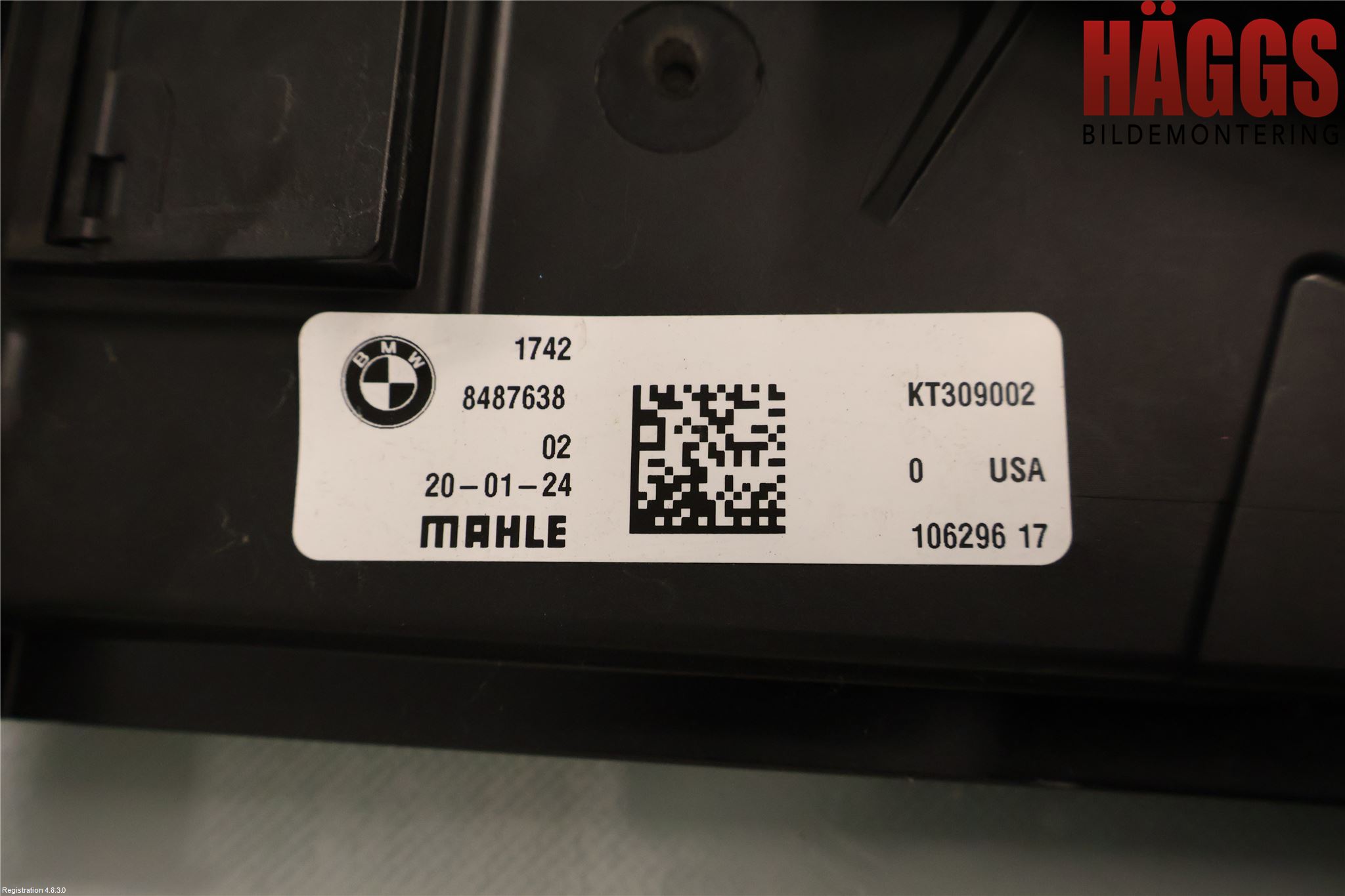 BMW X3 G01 18- Kylfläkt El