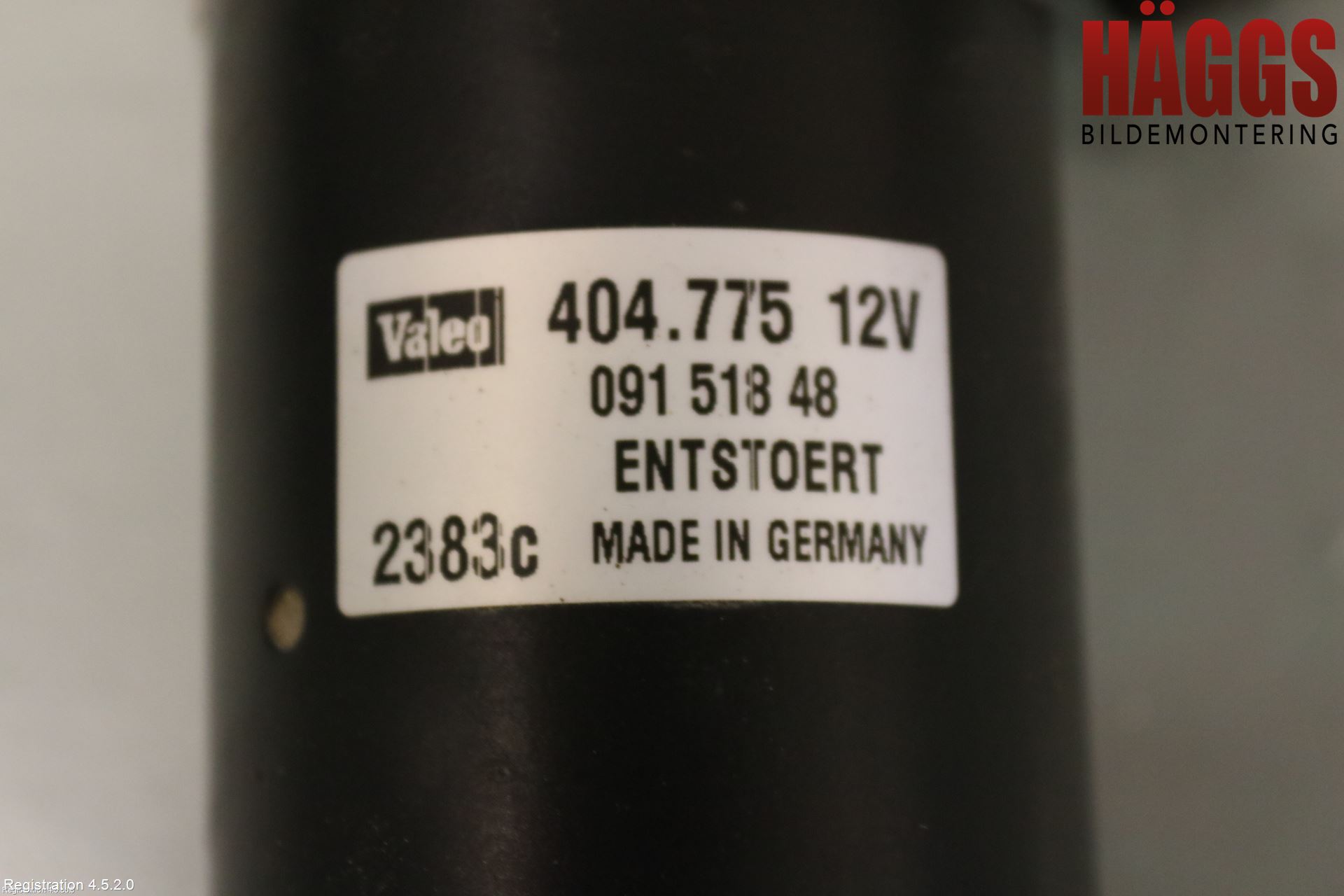 Volvo V70 00-04 Torkarmotor Vindruta
