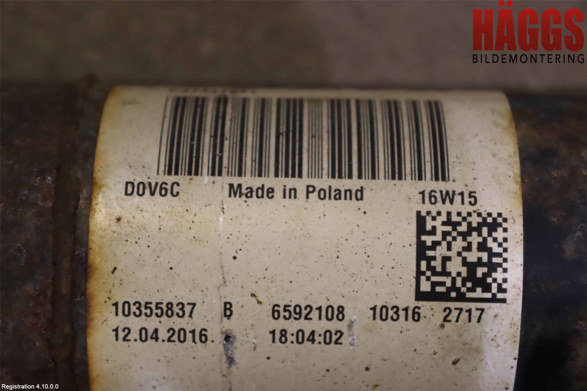 Volvo XC60 14-17 Mellanaxel Komp