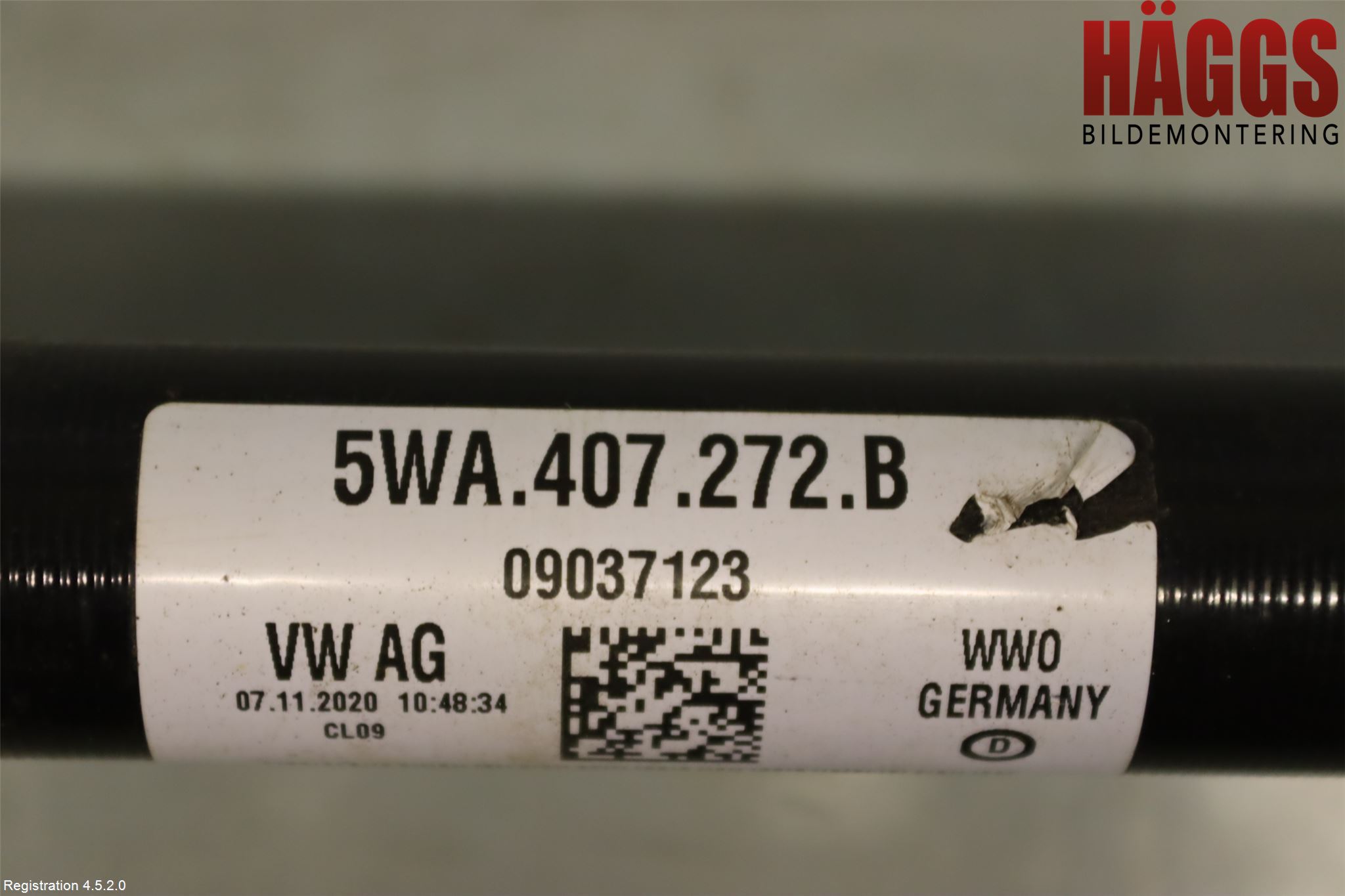 Volkswagen VW T-ROC 18- Drivaxel Fram Höger