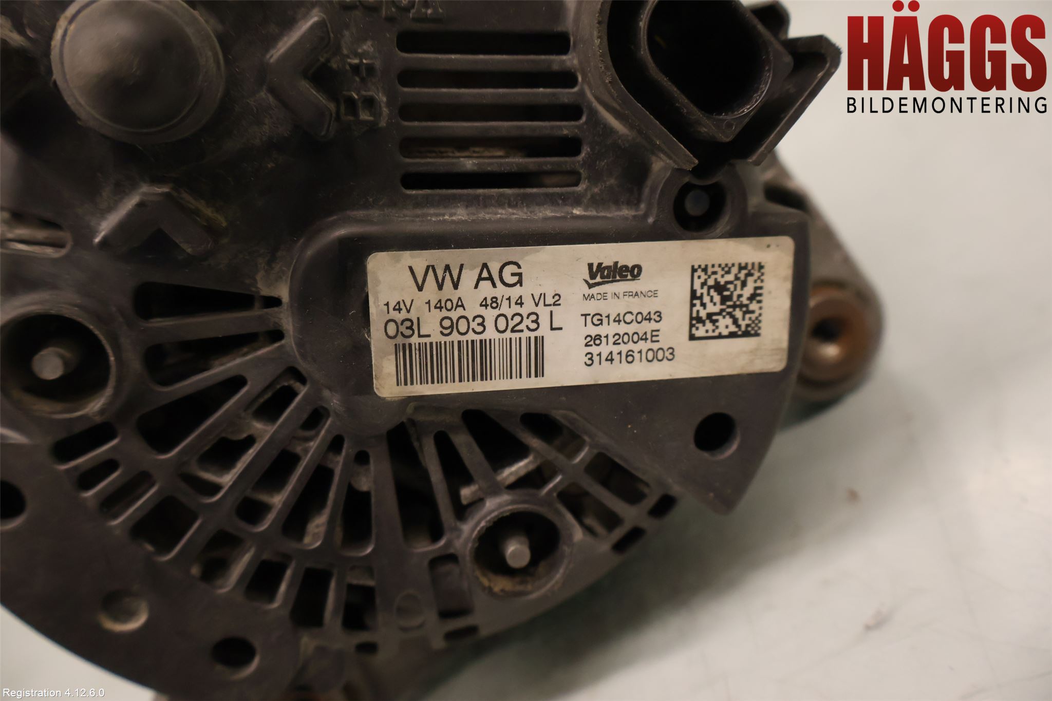 Volkswagen VW PASSAT 15-19 Generator