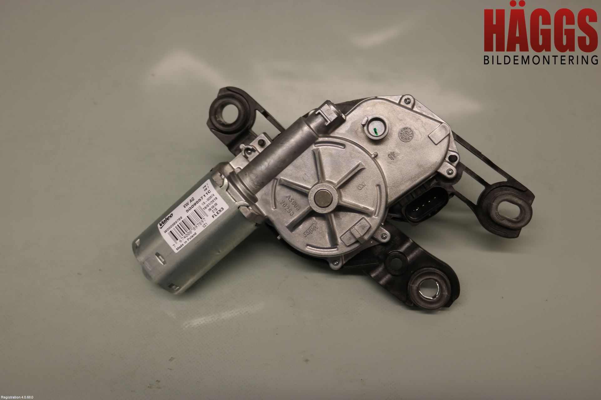 Volkswagen VW GOLF / E-GOLF VII 13-20 Torkarmotor Baklucka