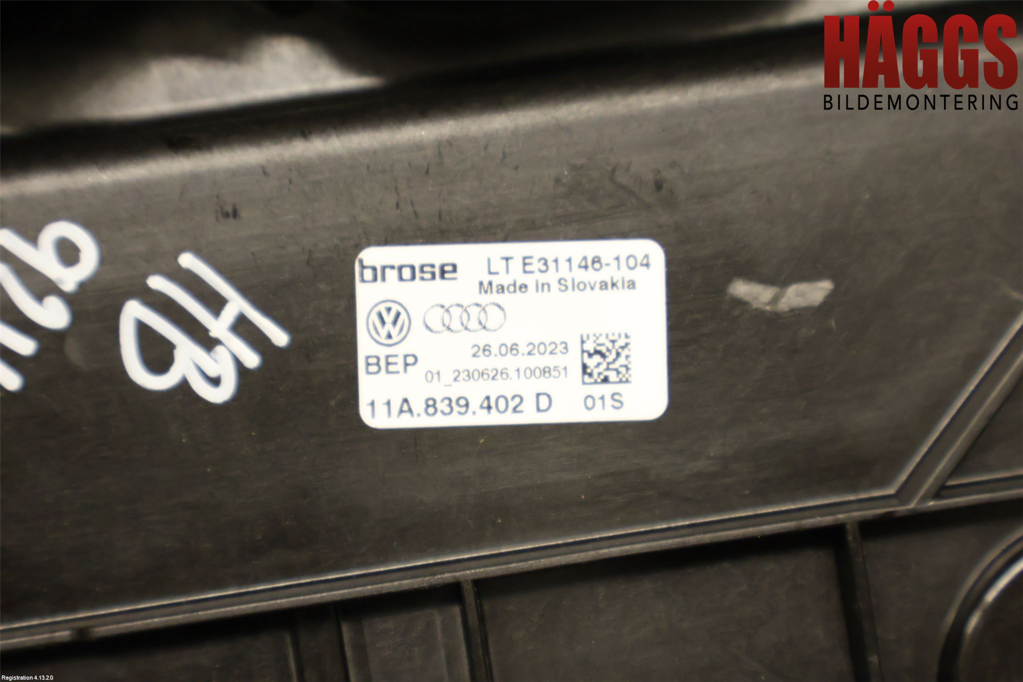 Volkswagen VW ID.4 21- Fönsterhissmekanism