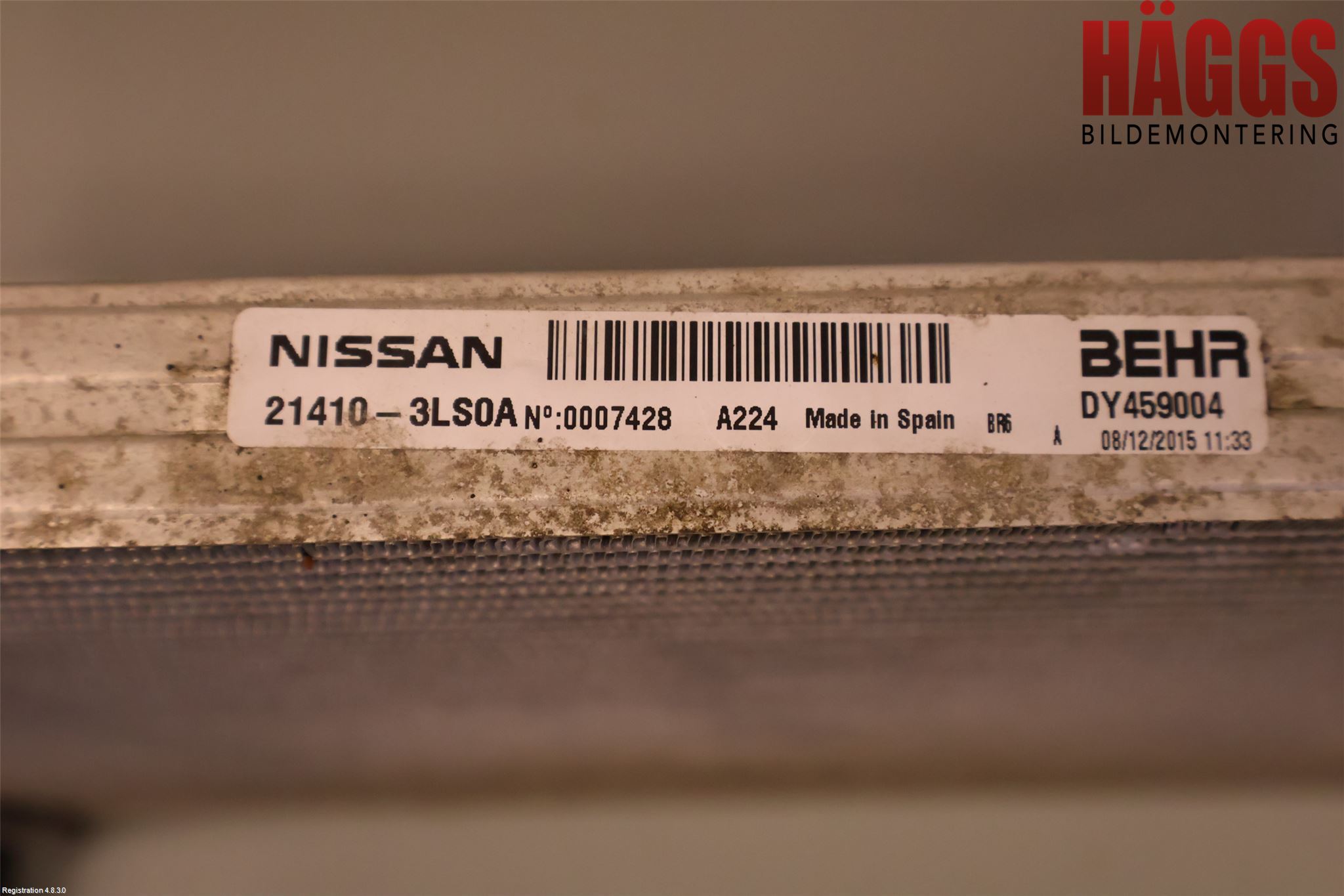 Nissan NV200/NV200 COMBI Kylare Man
