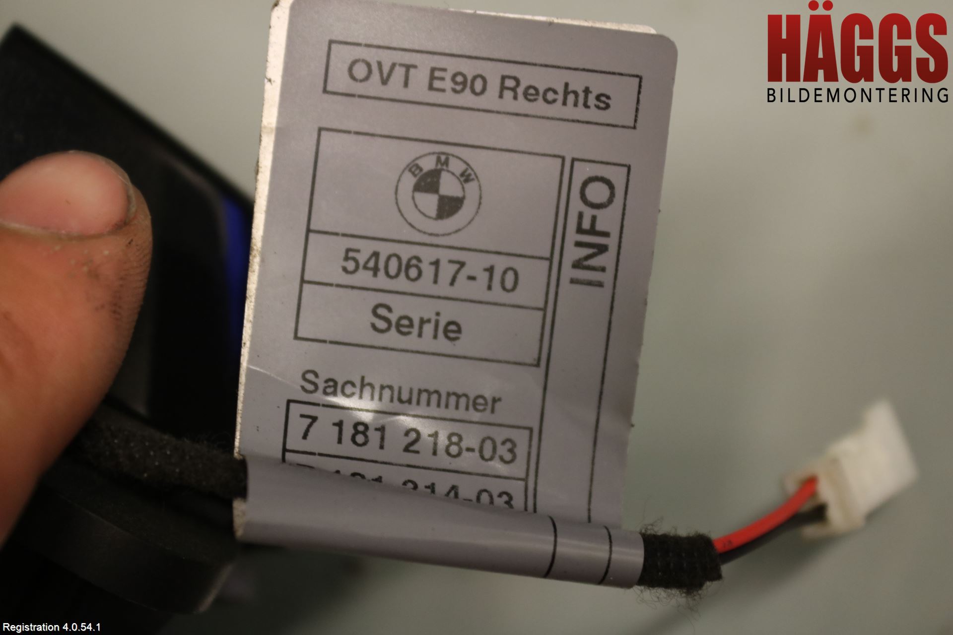 BMW 3 E90/91 SED/TOU 05-12 Dörrhandtag Yttre Hö