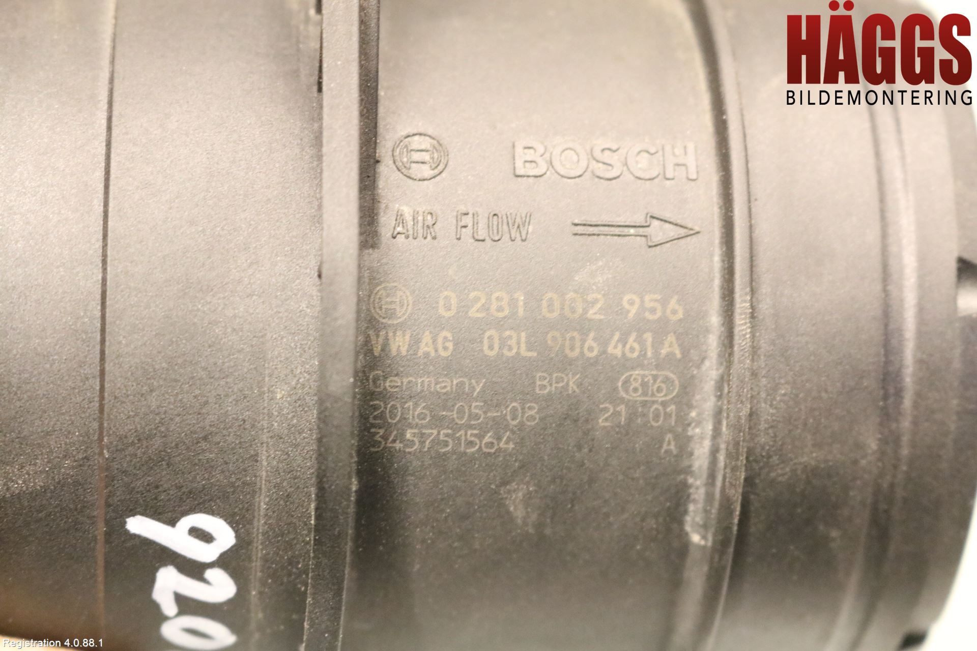 Audi A4/S4 B9 16-19 Injluftmassamätare