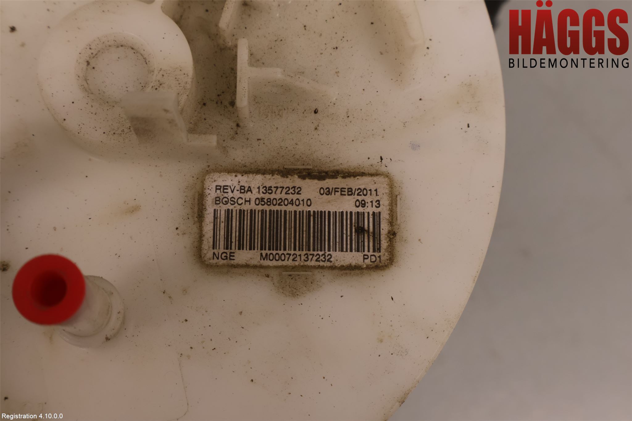 Opel INSIGNIA 09-16 Bränslepump El