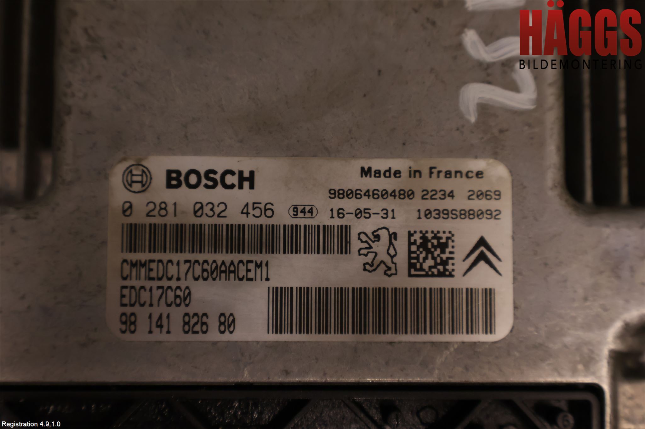 Citroen C4 PICASSO 14-18 Styrenhet Inspump Diesel