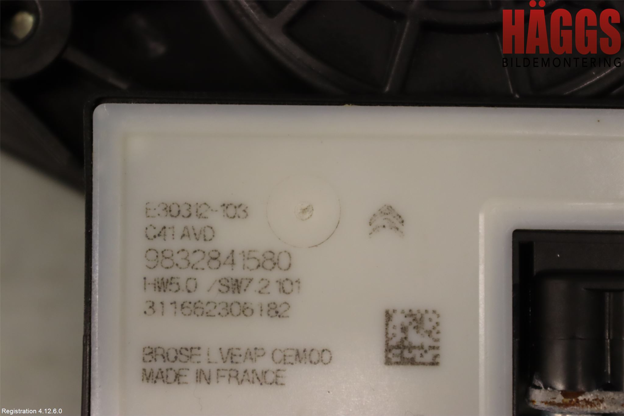 Citroen C4/E-C4 C4X/E-C4X III 21- Fönsterhiss El Kompl