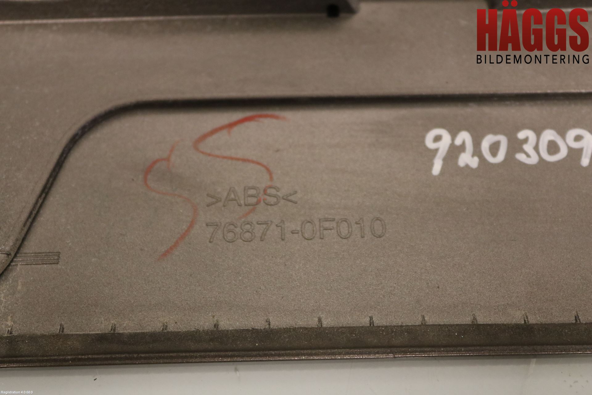 Toyota VERSO 09-18 Spoiler Baklucka