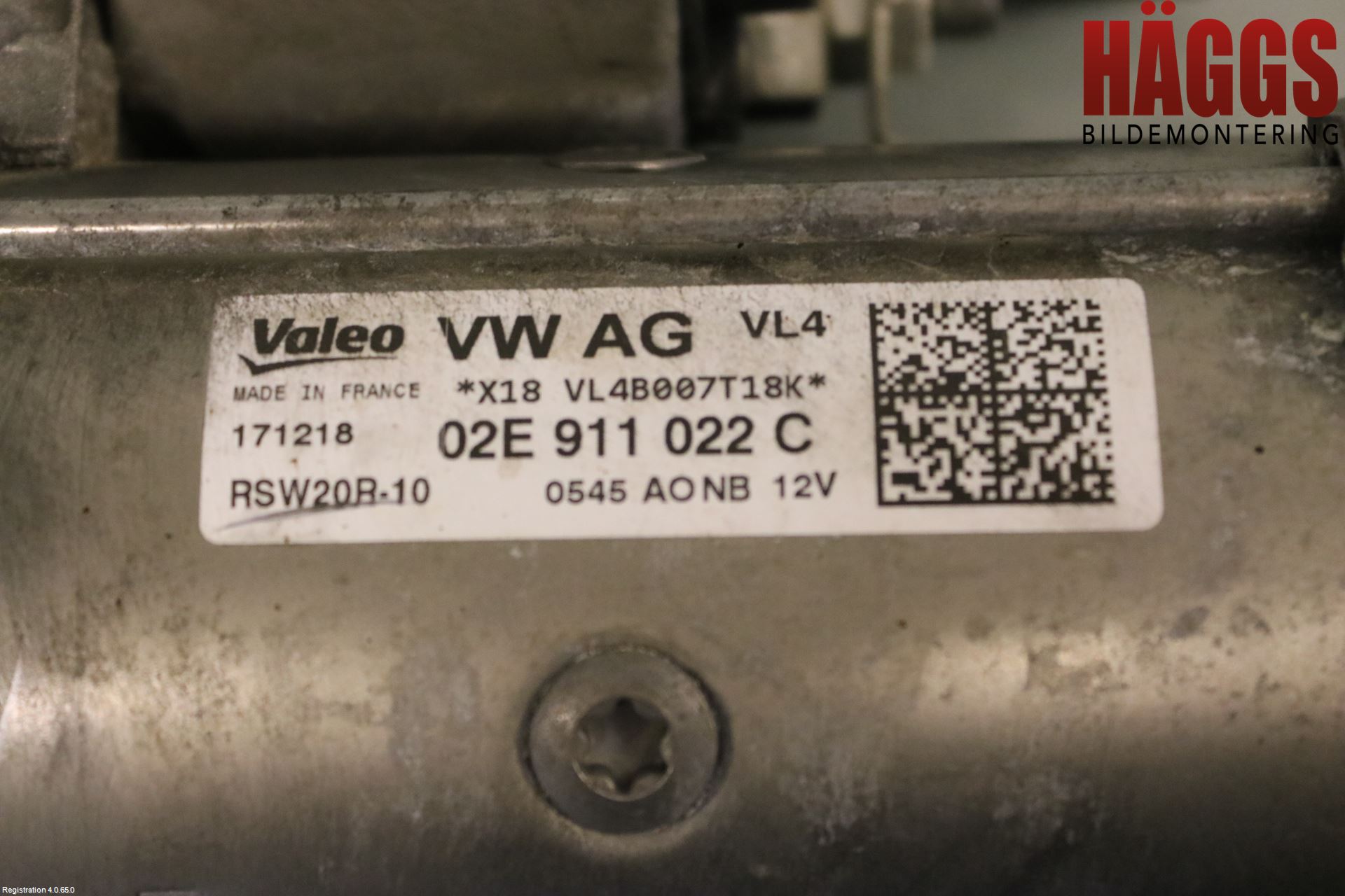 Volkswagen VW TIGUAN 16-24 Startmotor Diesel