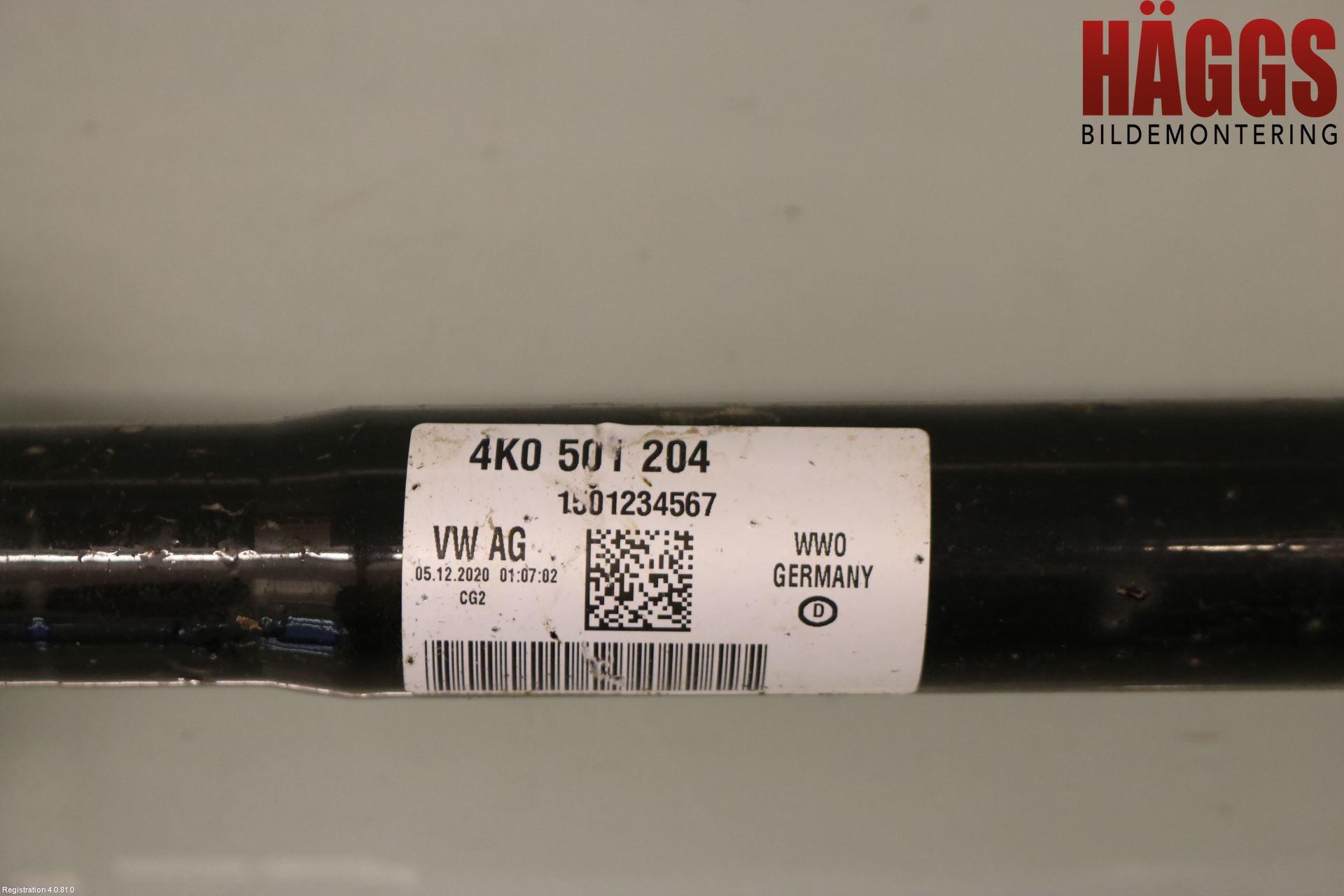 Audi A6 F2/C8 19- Drivaxel Bak Höger