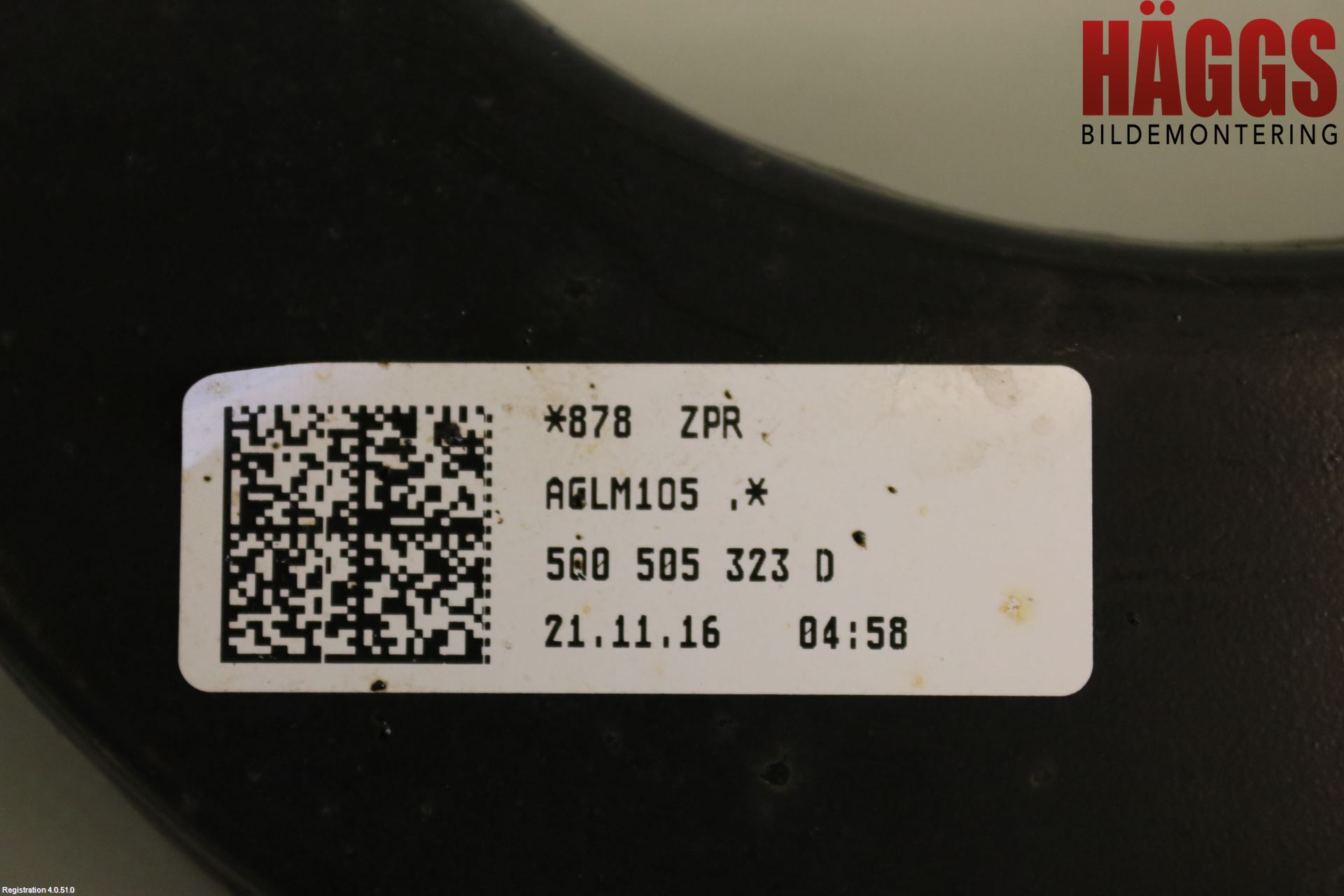 Volkswagen VW PASSAT 15-19 Bärarm Bak Höger