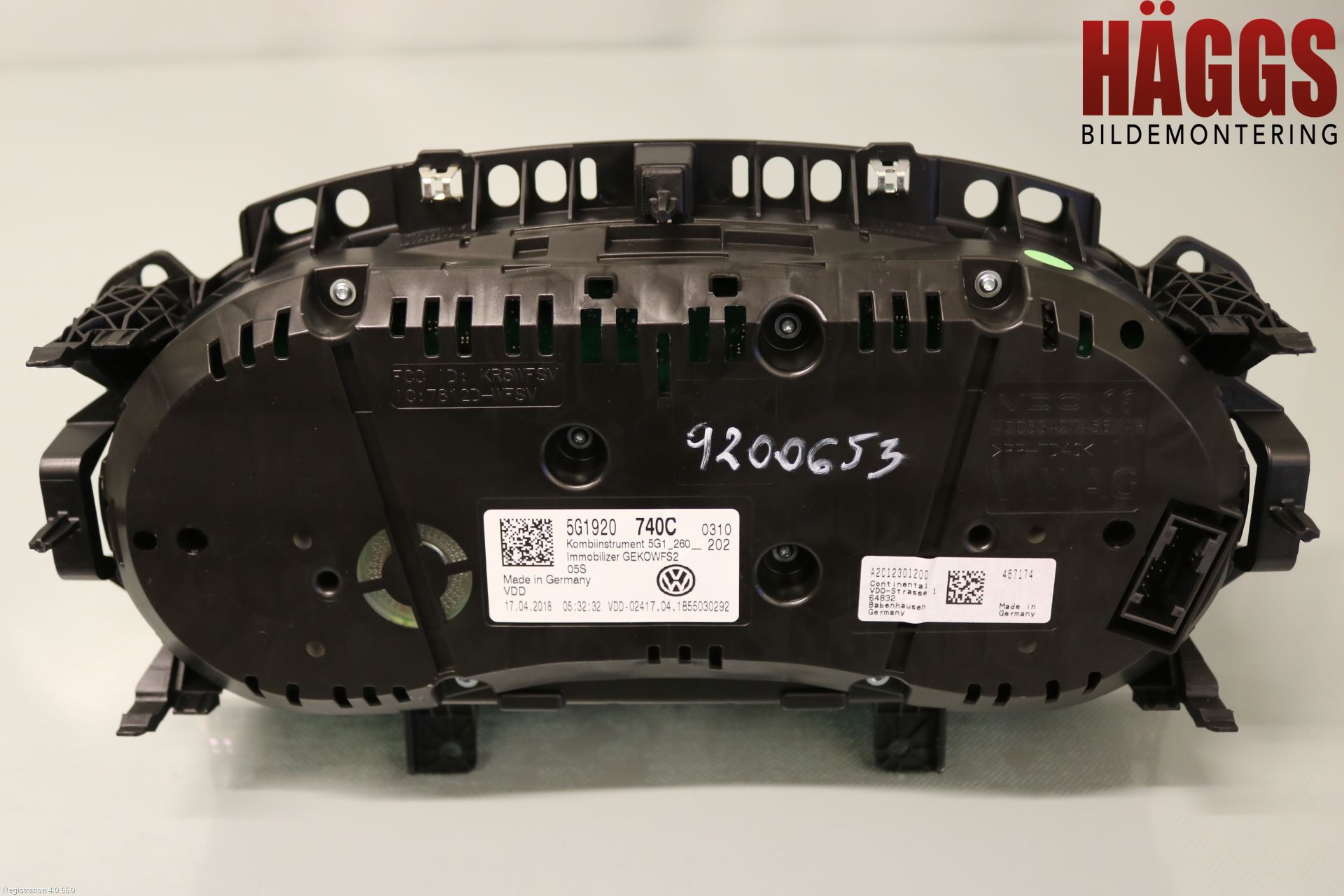 Volkswagen VW GOLF / E-GOLF VII 13-20 Instrument Komb