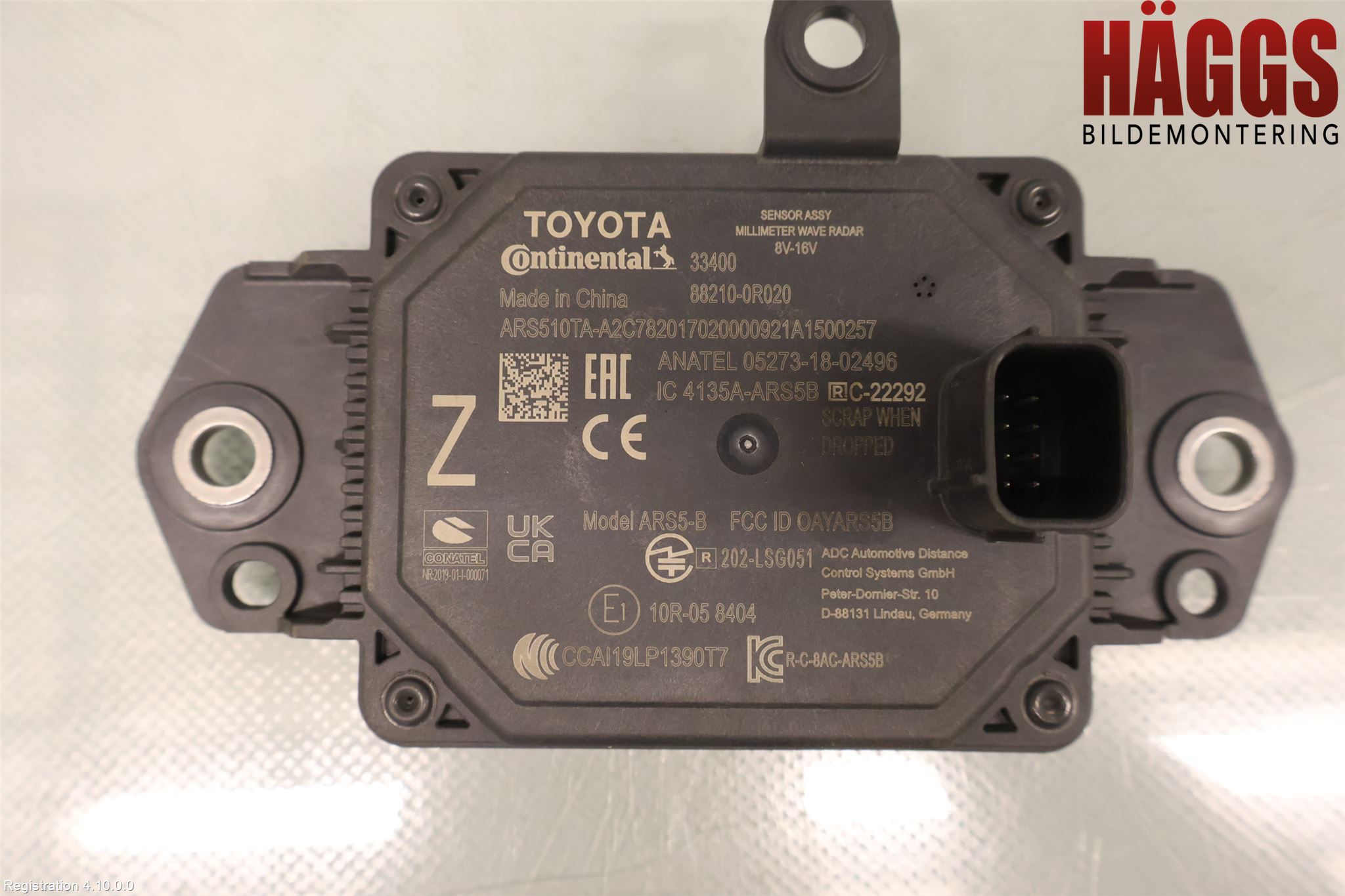 Toyota RAV4 19- Sensor Adaptiv Farthållare