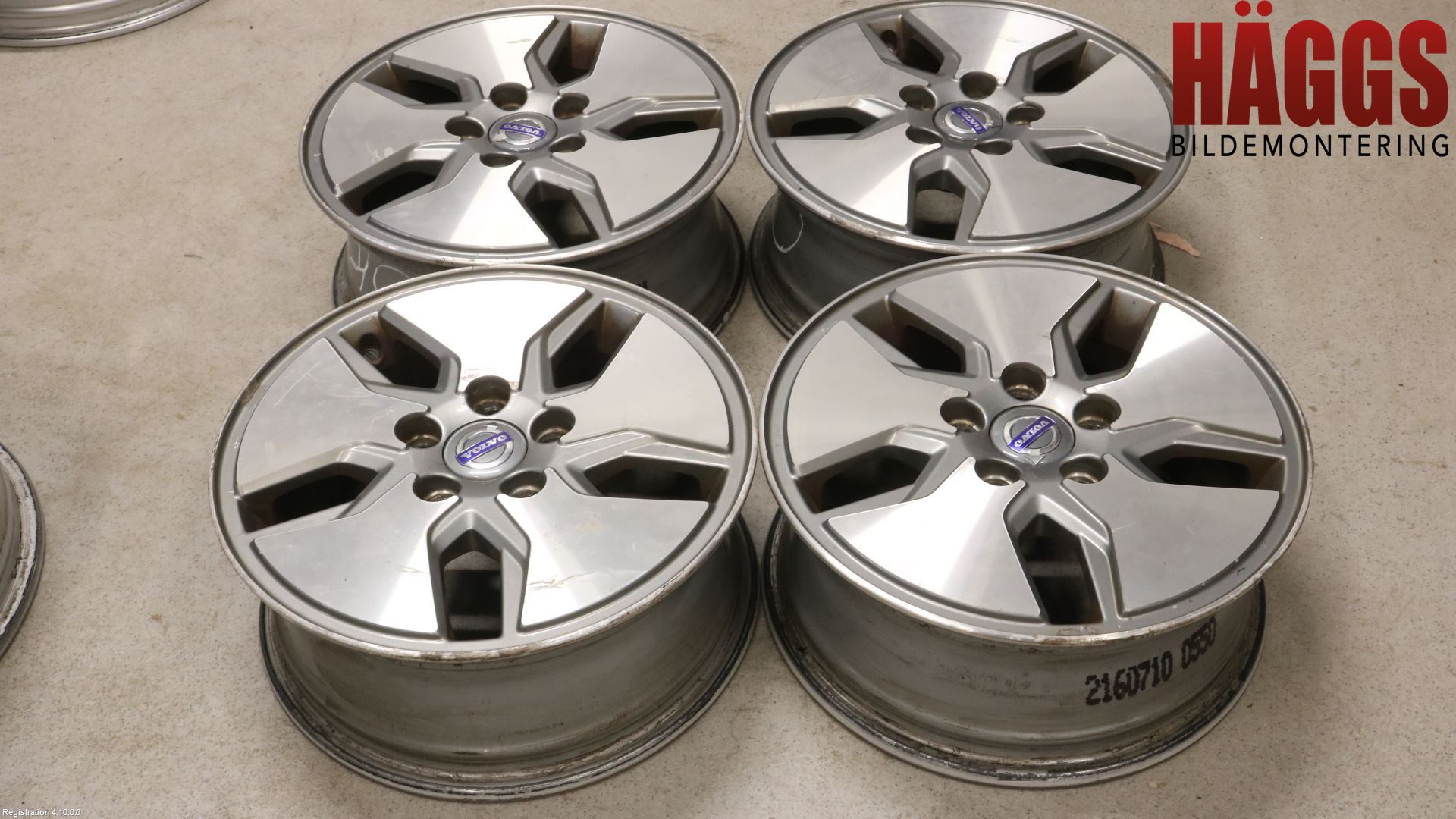 Volvo V50 08-12 Fälgsats Aluminium