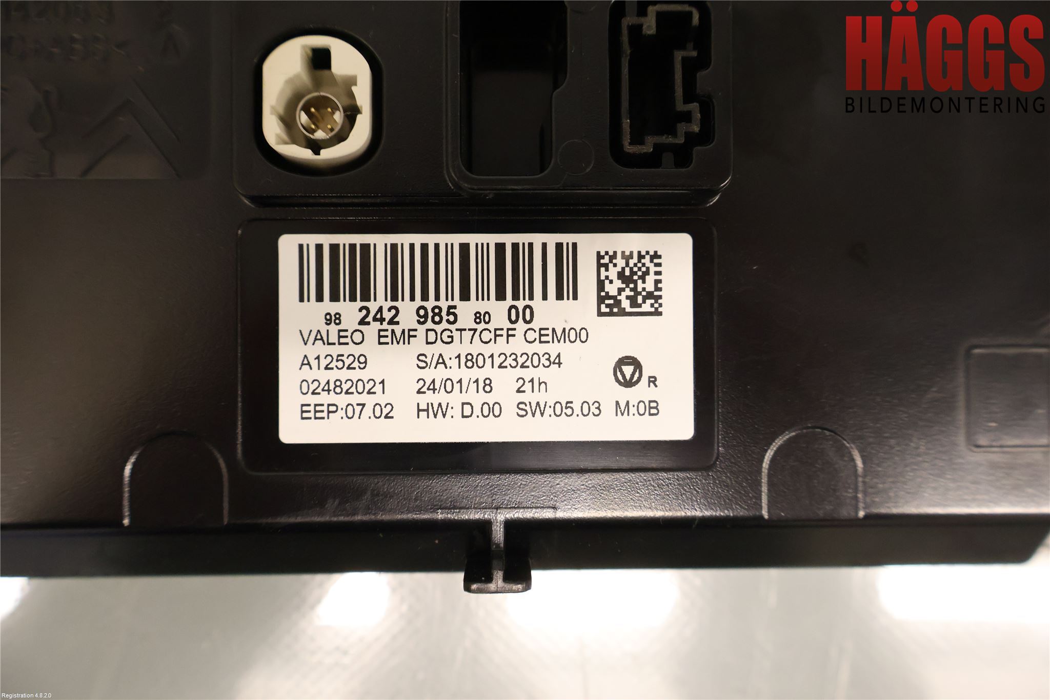 Peugeot 308 14-21 Multifunktionsdisplay