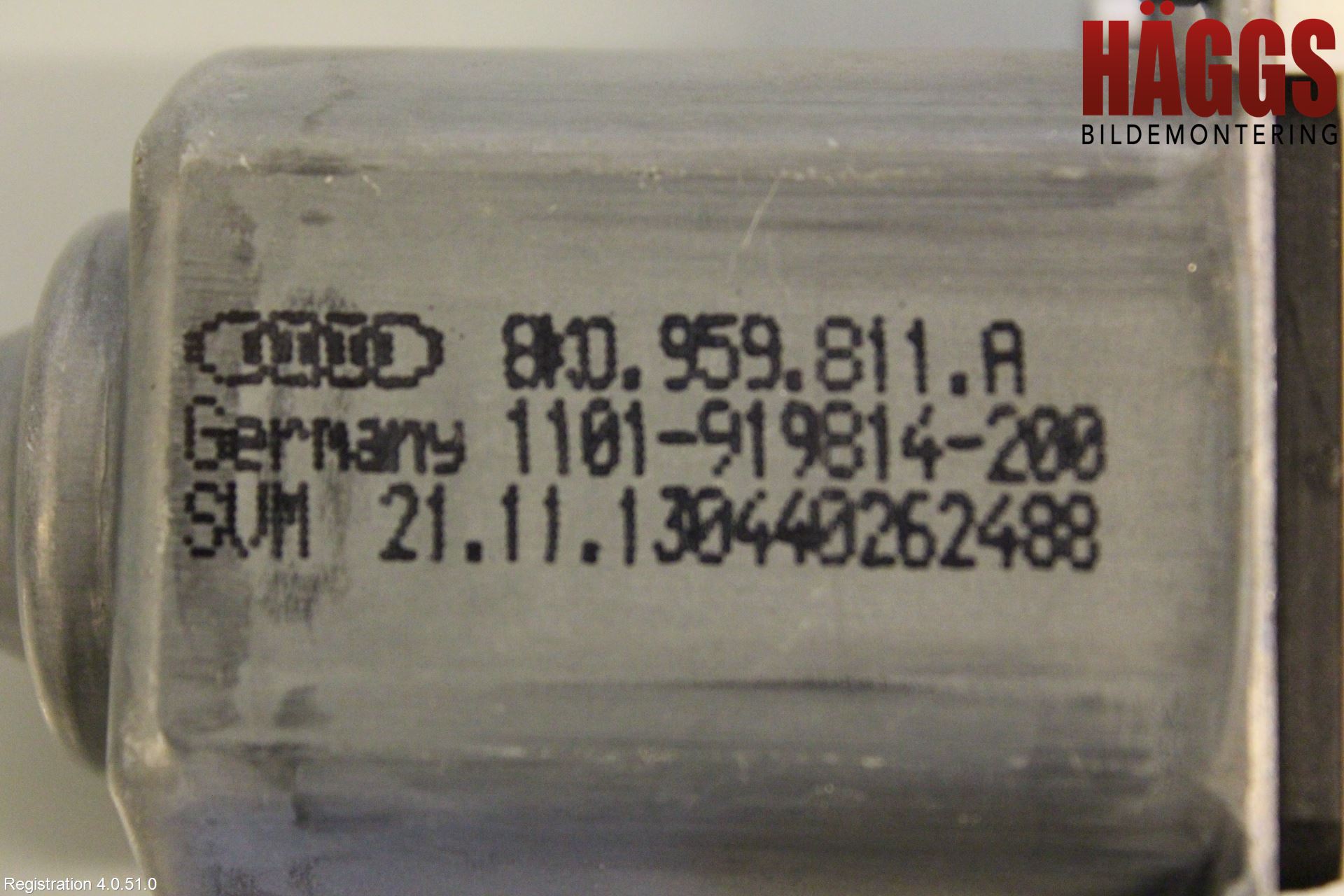 Audi A4 12-15 Fönsterhissmotor