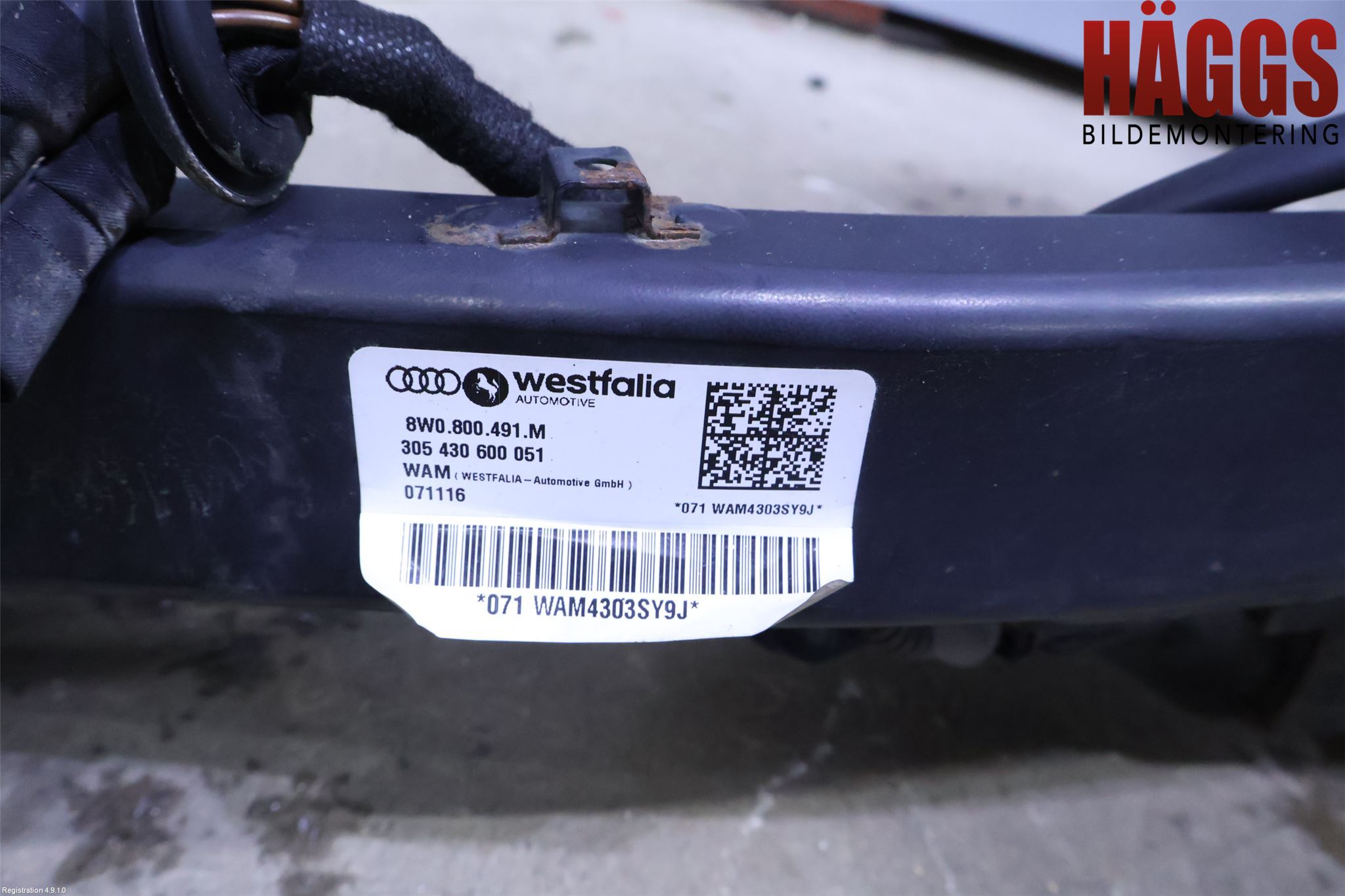 Audi A4/S4 B9 16-19 Dragkrok