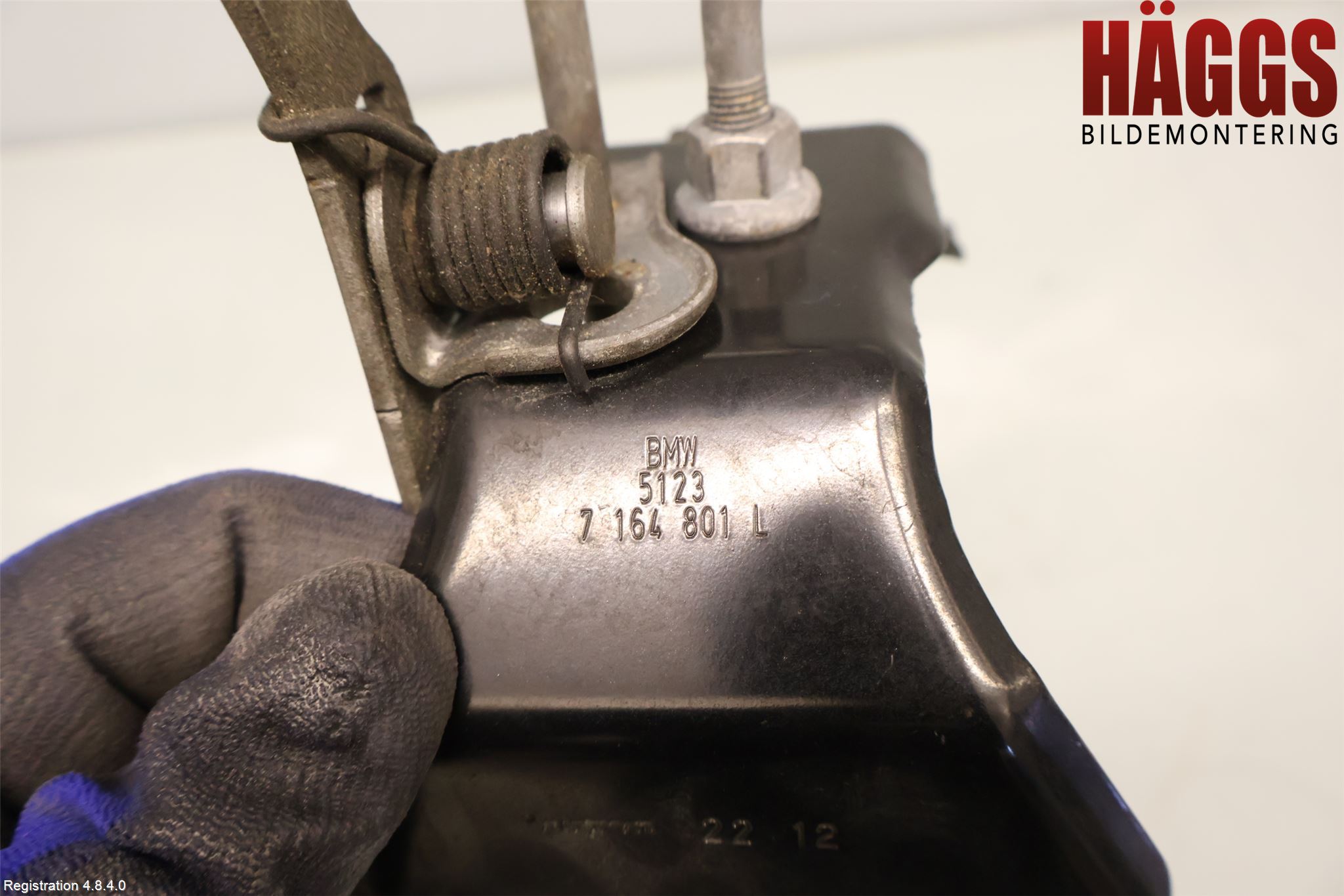 BMW X5 E70 07-13 Huv Spärr