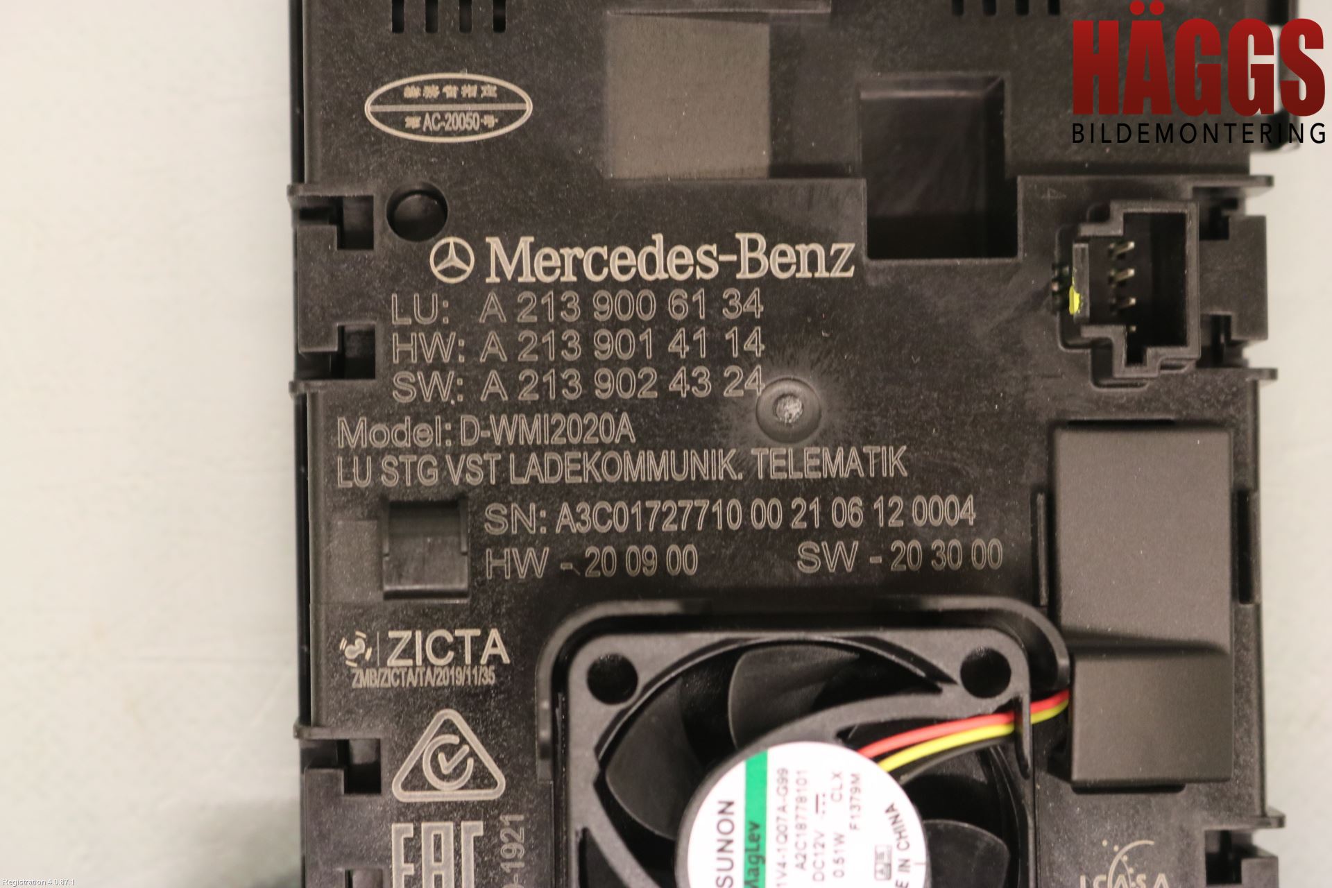 Mercedes-Benz MB E-KLASS (W213) 16-23 Styrenhet Tal