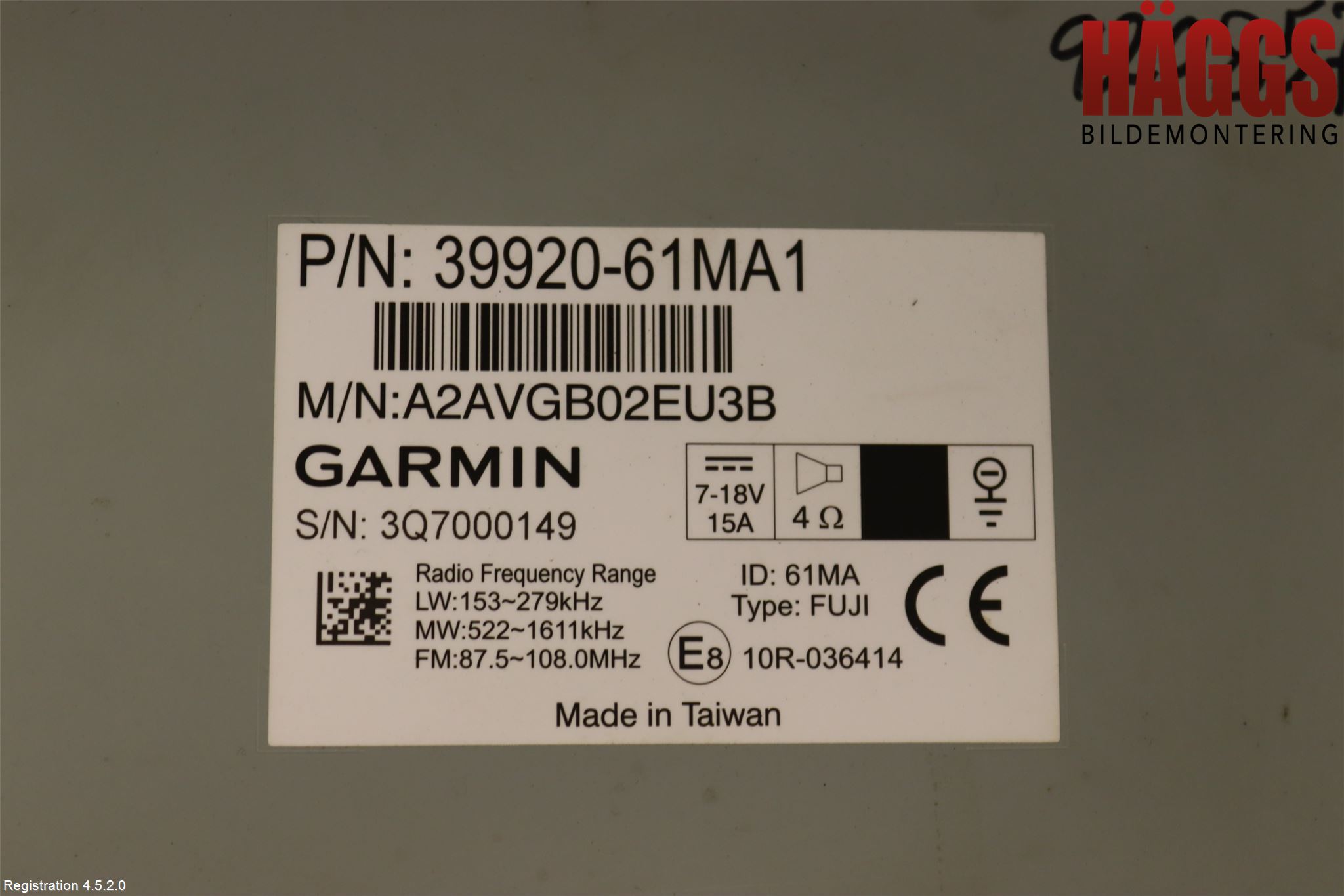 Suzuki SX4 S-CROSS 14-21 Cd Radio - Multimediapanel