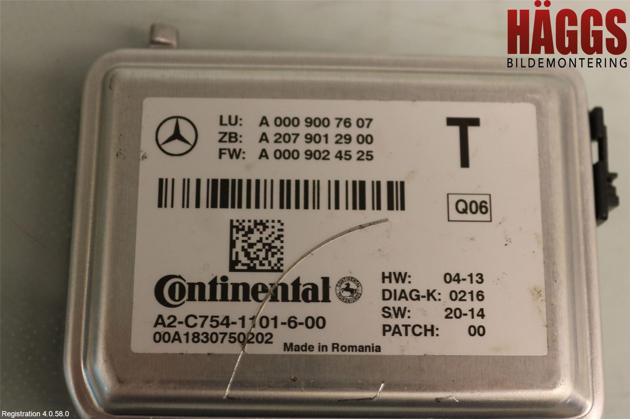 Mercedes-Benz MB A-KLASS (W176) 13-18 Sensor Aktivt Kollisionsskydd