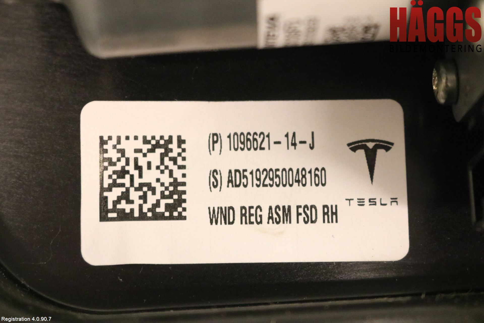 Tesla MODEL 3 17- Fönsterhiss El Kompl