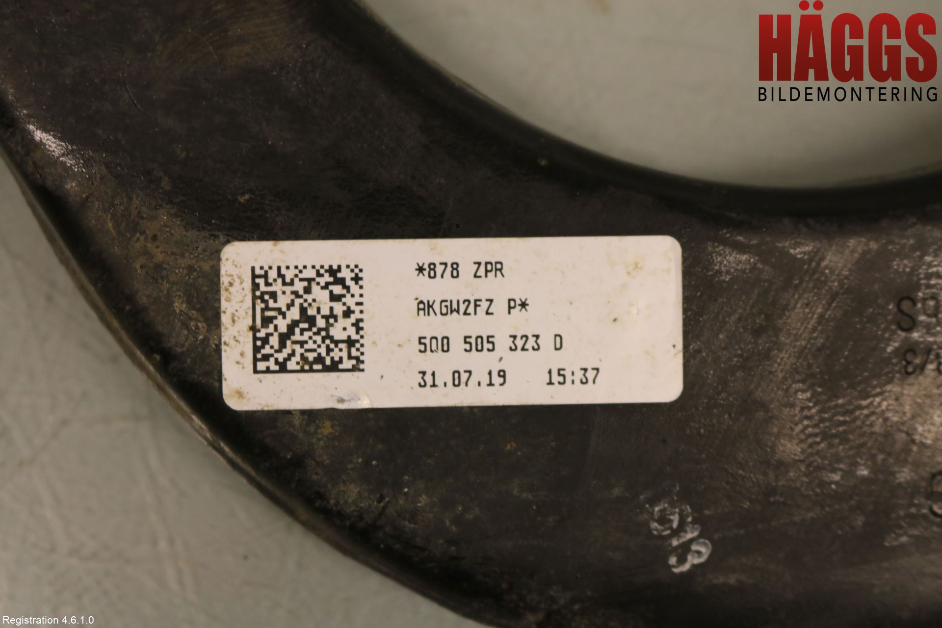 Volkswagen VW GOLF / E-GOLF VII 13-20 Bärarm Bak Höger