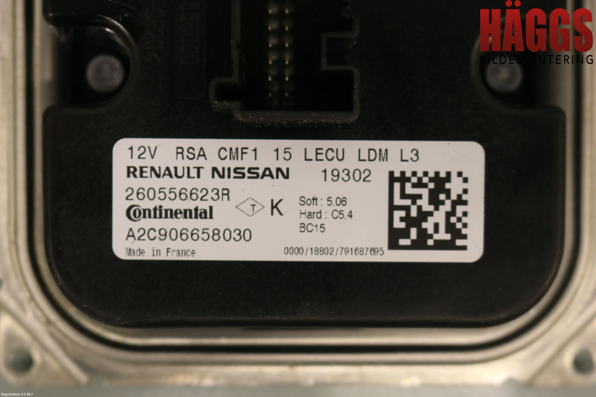 Renault TRAFIC/E-TECH 15- Styrenhet Strålkastare