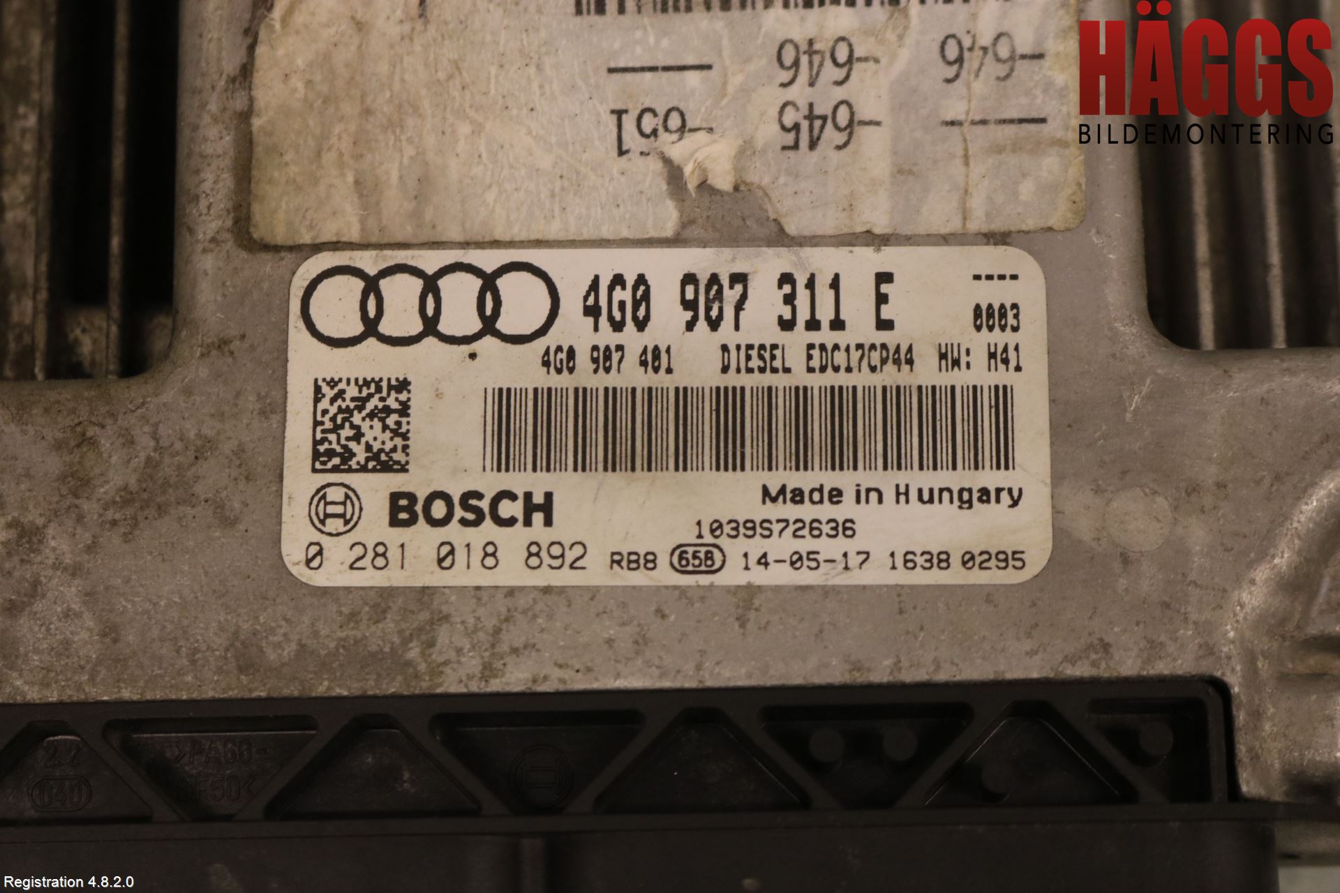 Audi A6 ALLROAD 12-18 Styrenhet Inspump Diesel