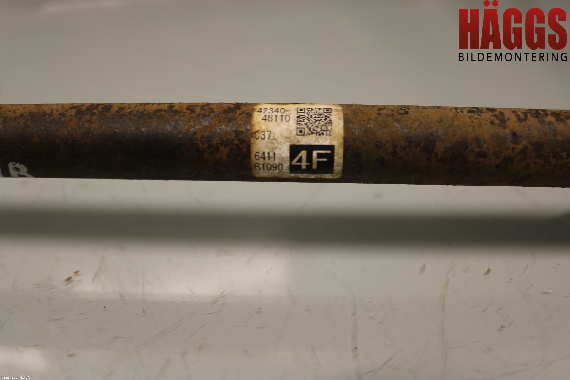 Toyota RAV4 13-18 Drivaxel Bak Vänster