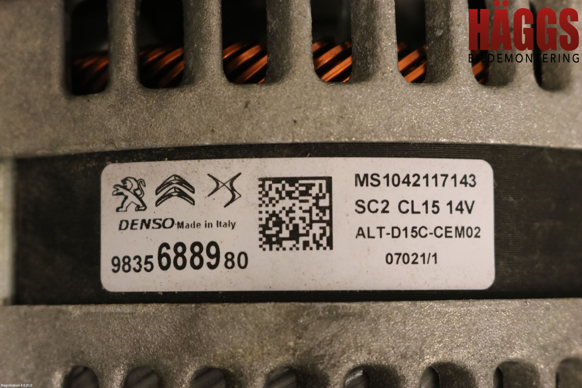 Peugeot 3008 17-24 Generator