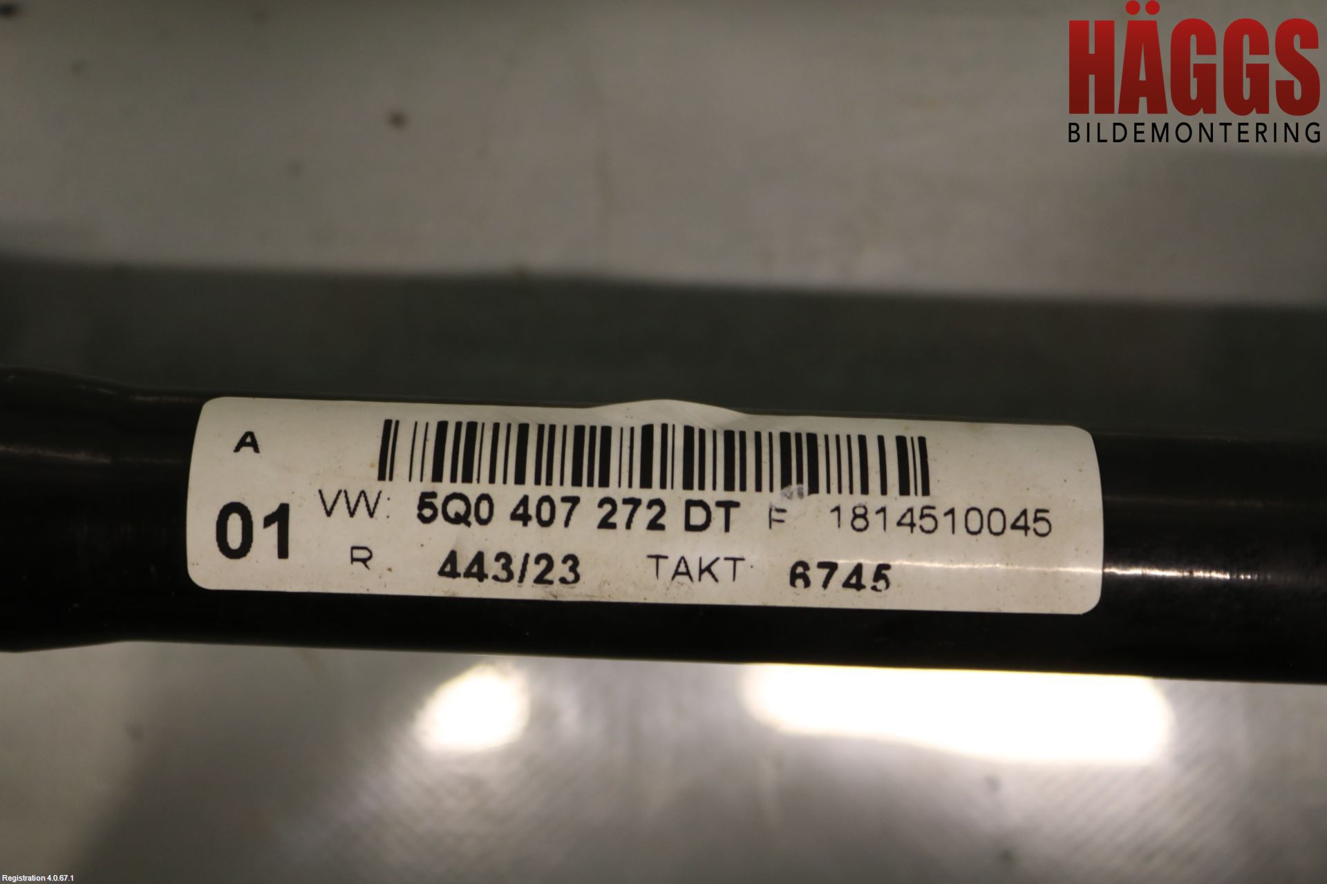 Volkswagen VW GOLF / E-GOLF VII 13-20 Drivaxel Fram Vänster