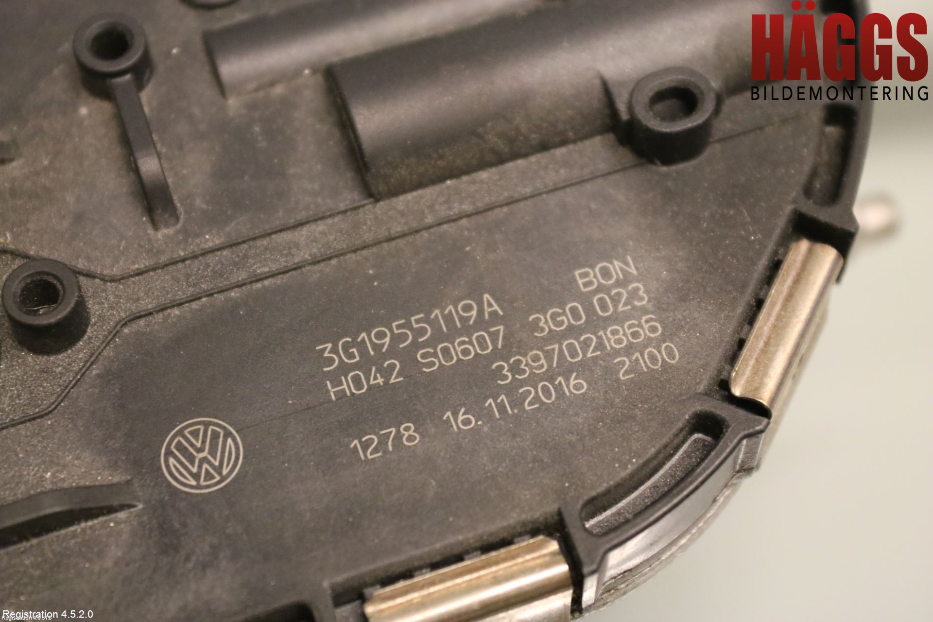 Volkswagen VW PASSAT 15-19 Torkarmotor Vindruta
